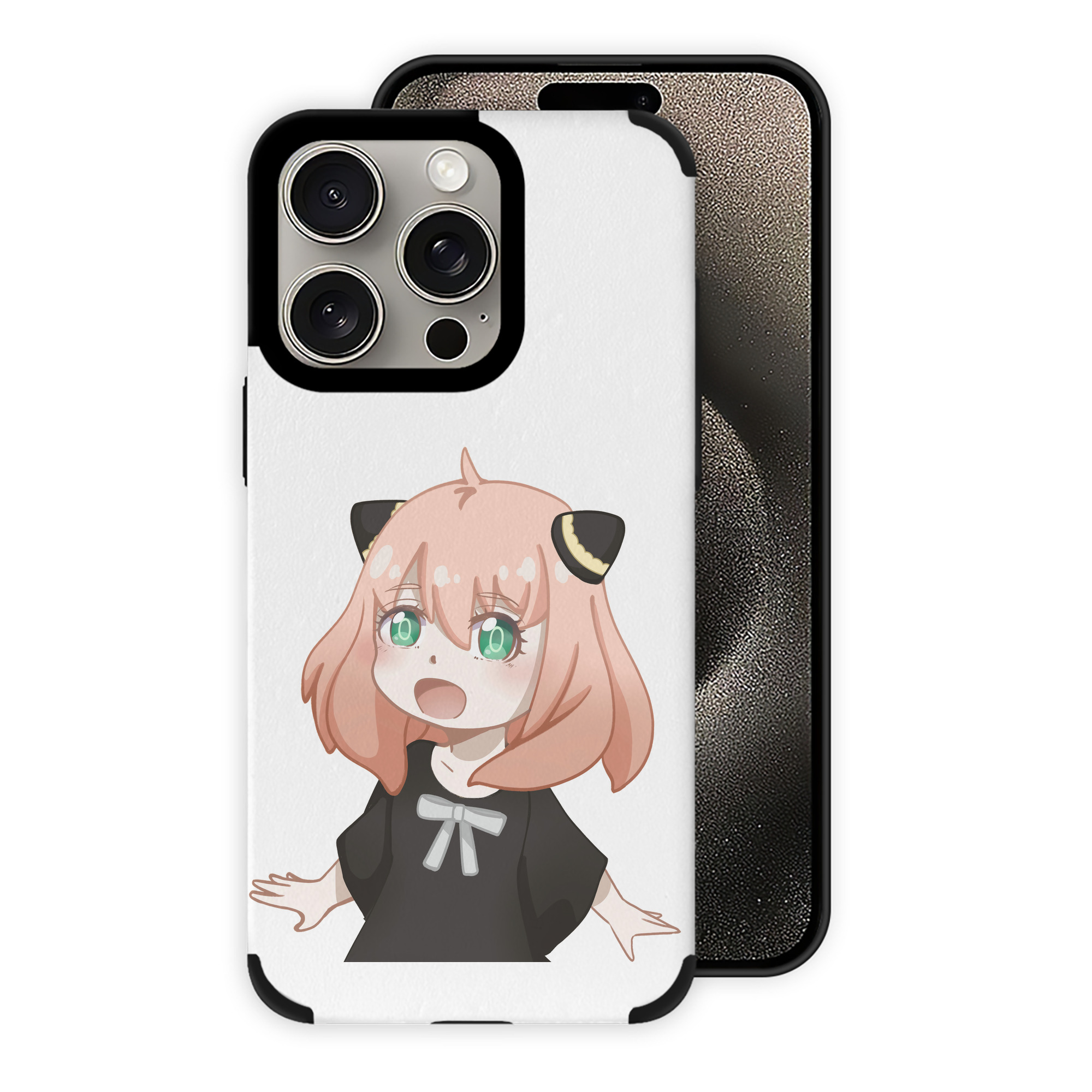 （画像用） SPY×FAMILY间谍家家酒 【iPhone15ProMax対応】 PUレザー スマホケース 耐衝撃＆黄変防止