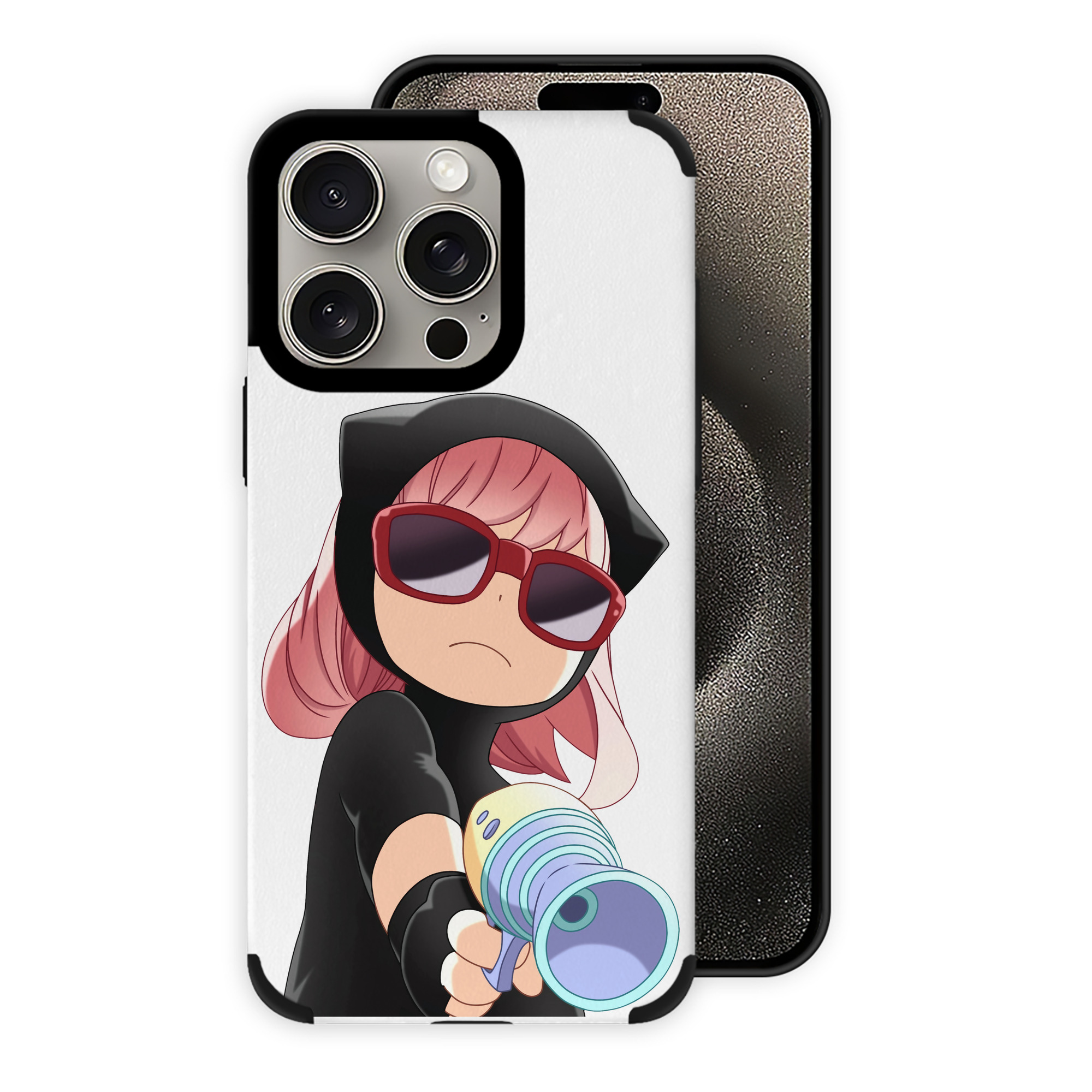 （画像用） SPY×FAMILY间谍家家酒 【iPhone15ProMax対応】 PUレザー スマホケース 耐衝撃＆黄変防止