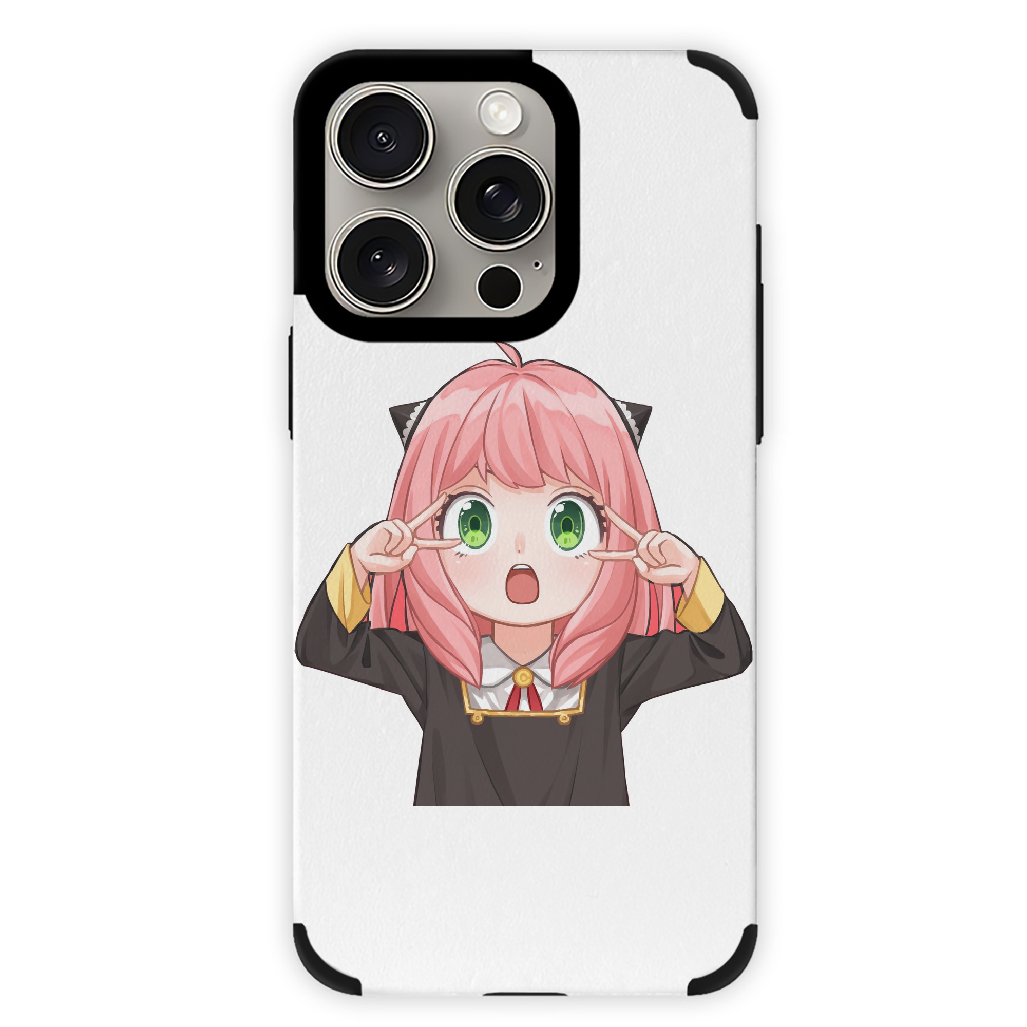 （画像用） SPY×FAMILY间谍家家酒 【iPhone15ProMax対応】 PUレザー スマホケース 耐衝撃＆黄変防止
