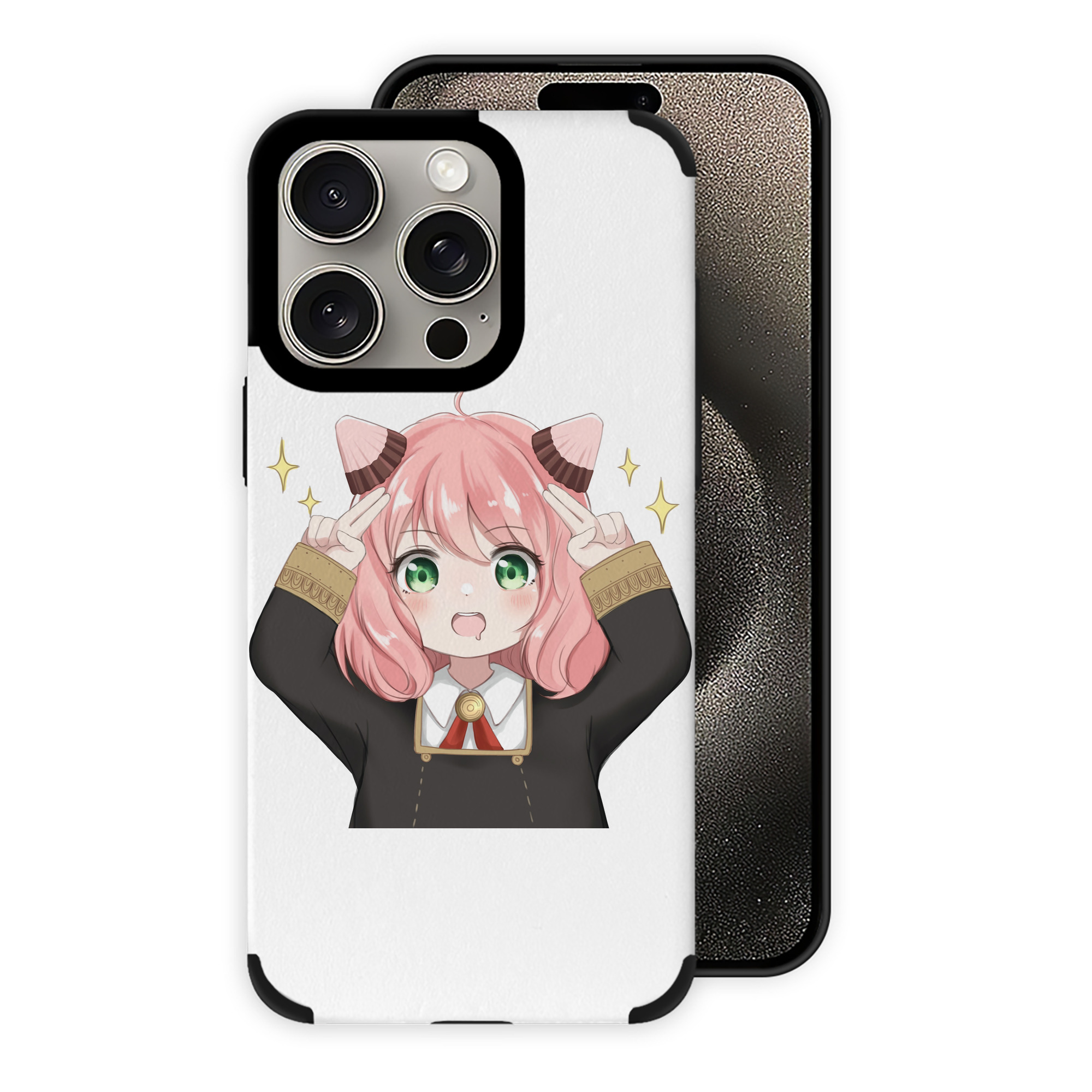 （画像用） SPY×FAMILY间谍家家酒 【iPhone15ProMax対応】 PUレザー スマホケース 耐衝撃＆黄変防止