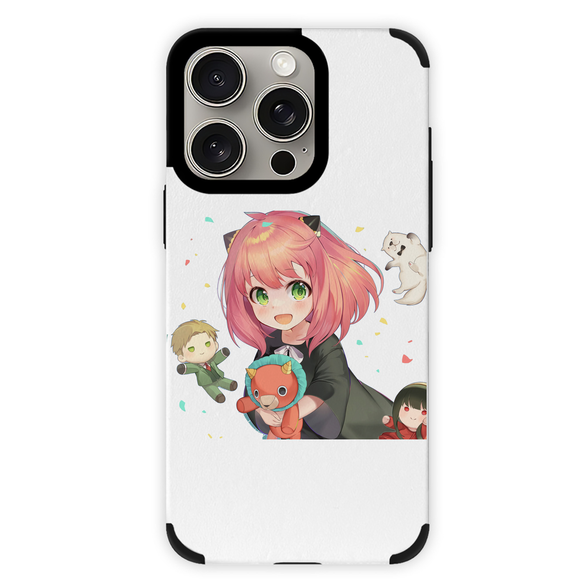 （画像用） SPY×FAMILY间谍家家酒 【iPhone15ProMax対応】 PUレザー スマホケース 耐衝撃＆黄変防止