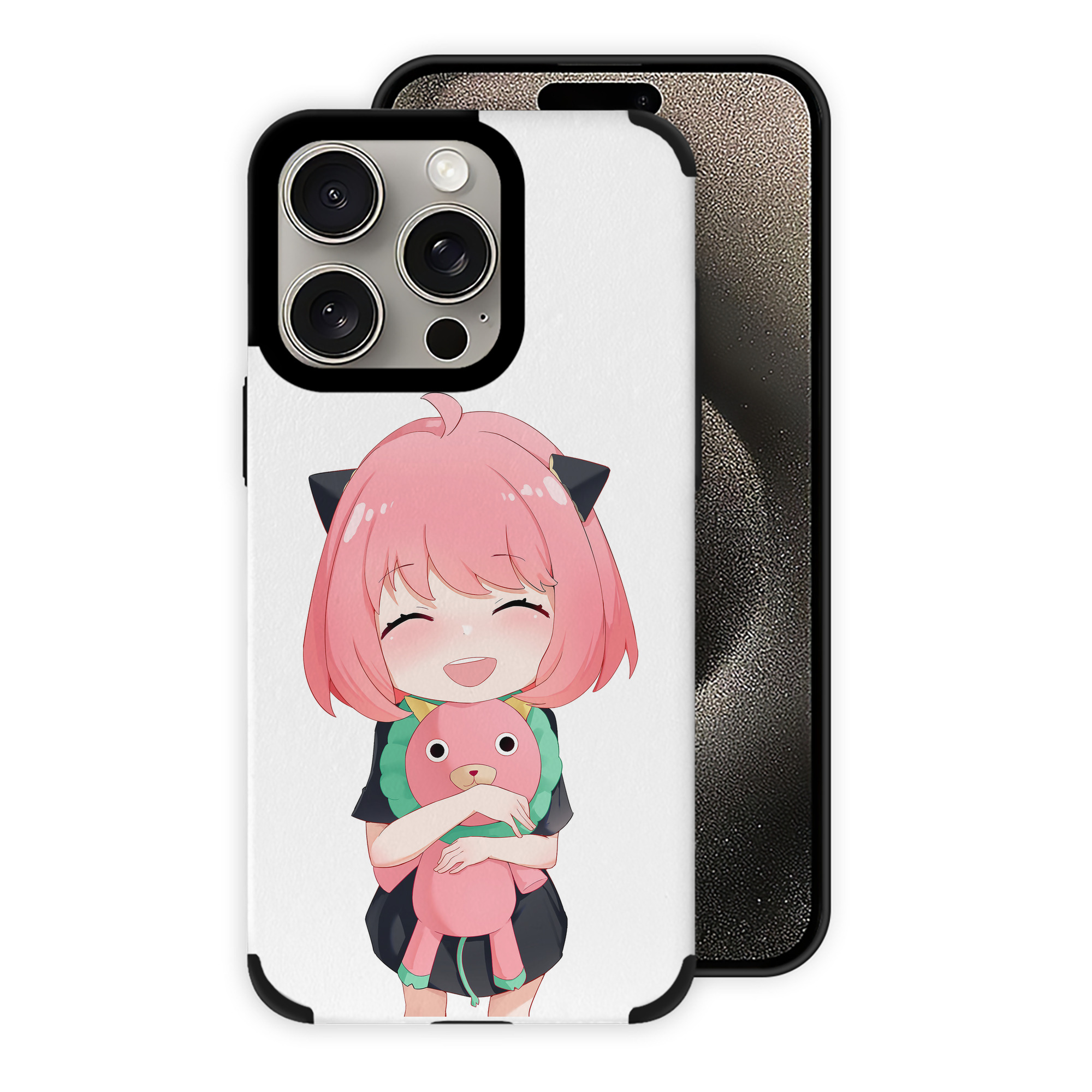 （画像用） SPY×FAMILY间谍家家酒 【iPhone15ProMax対応】 PUレザー スマホケース 耐衝撃＆黄変防止