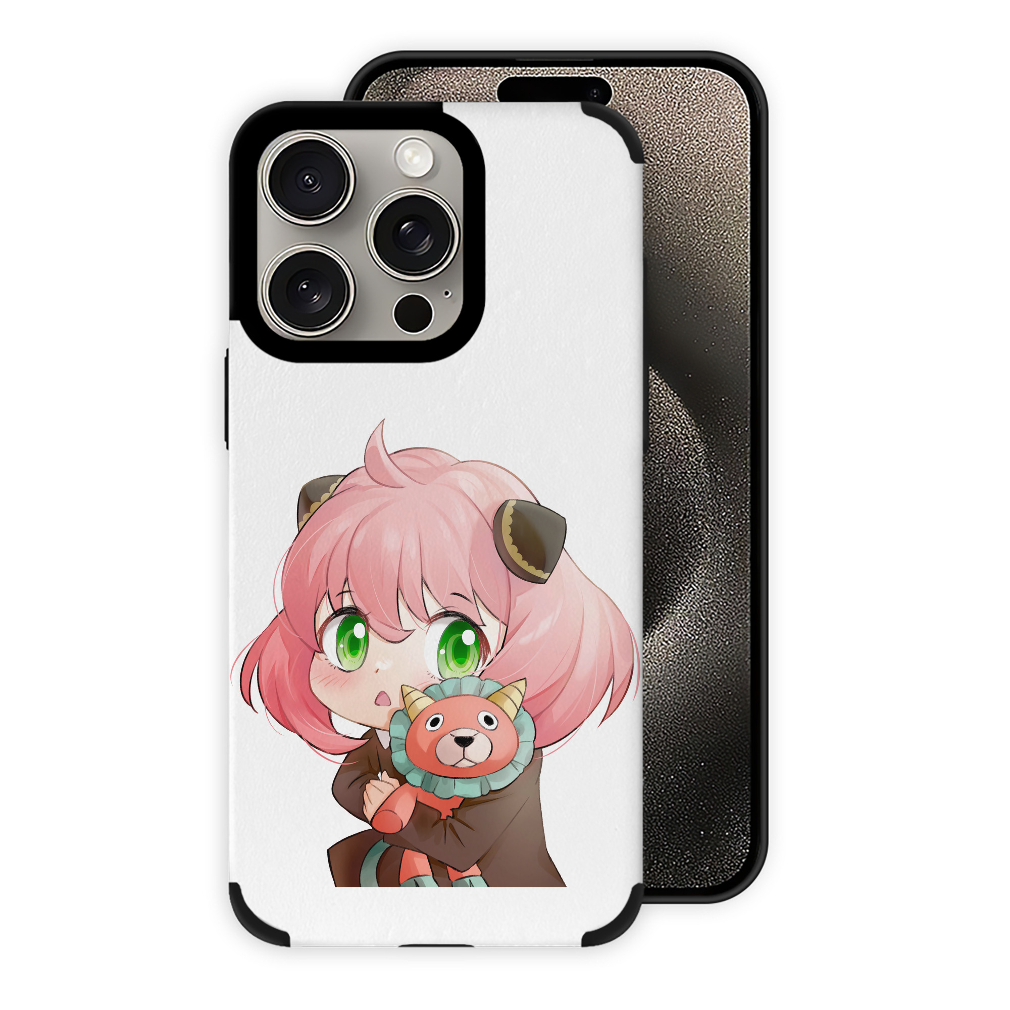 （画像用） SPY×FAMILY间谍家家酒 【iPhone15ProMax対応】 PUレザー スマホケース 耐衝撃＆黄変防止