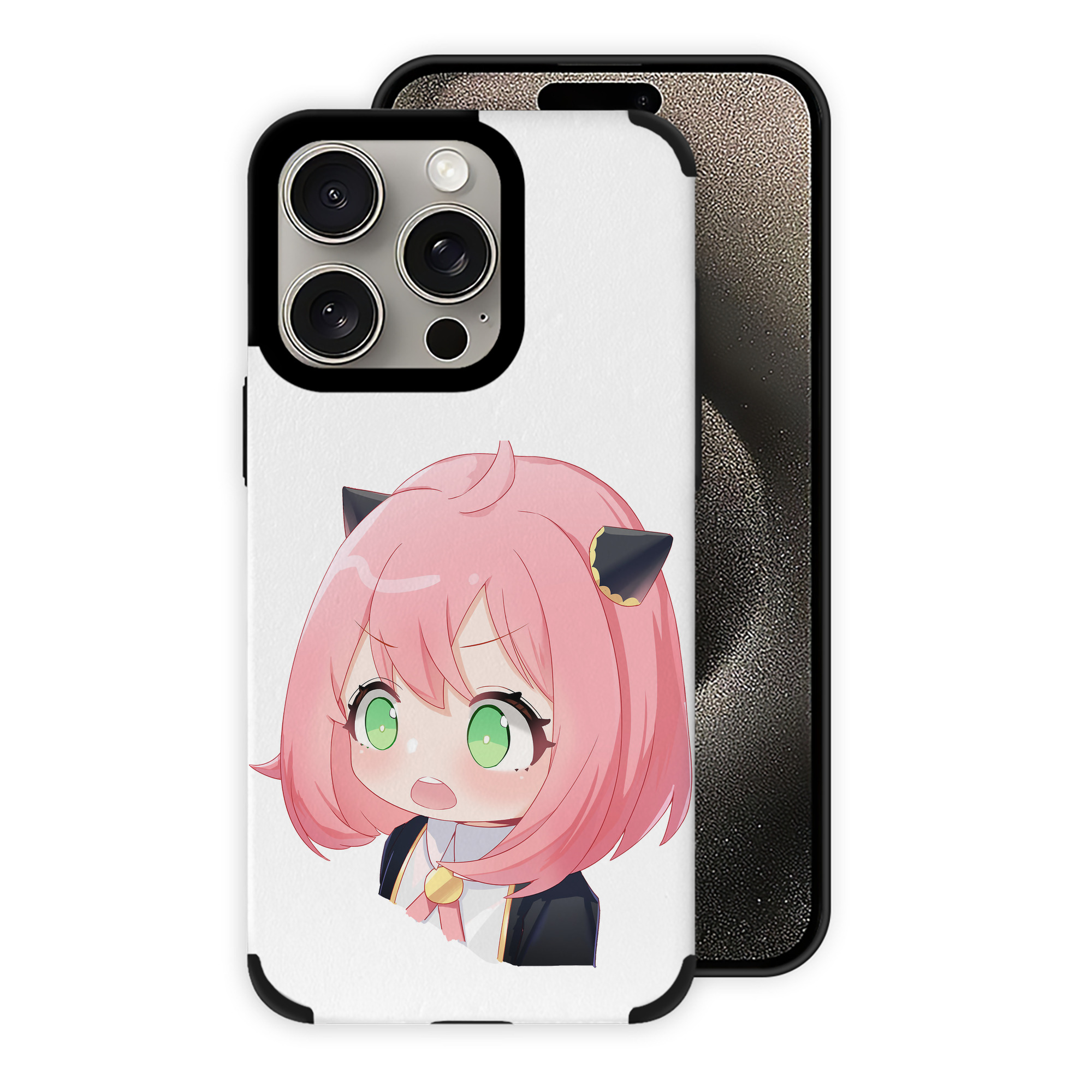 （画像用） SPY×FAMILY间谍家家酒 【iPhone15ProMax対応】 PUレザー スマホケース 耐衝撃＆黄変防止