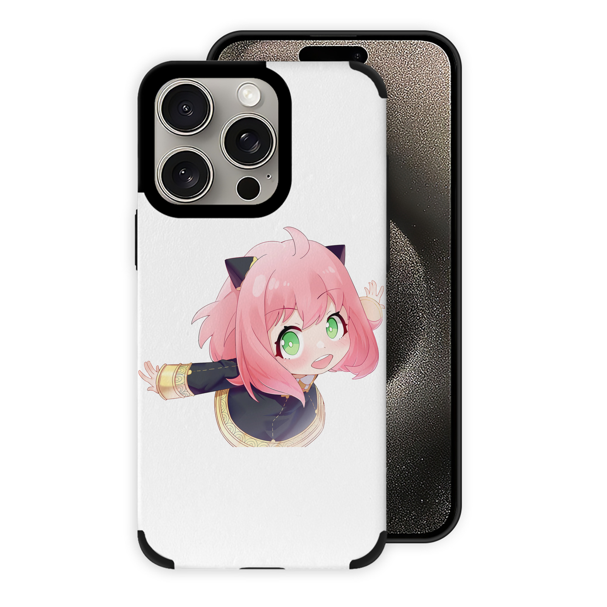 （画像用） SPY×FAMILY间谍家家酒 【iPhone15ProMax対応】 PUレザー スマホケース 耐衝撃＆黄変防止