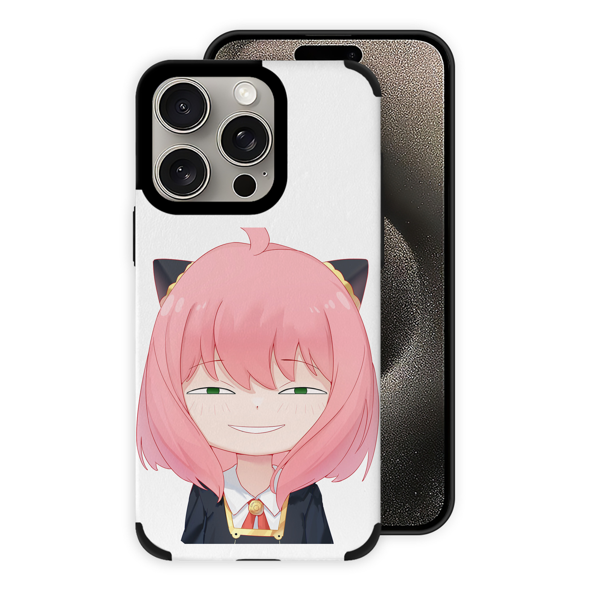 （画像用） SPY×FAMILY间谍家家酒 【iPhone15ProMax対応】 PUレザー スマホケース 耐衝撃＆黄変防止