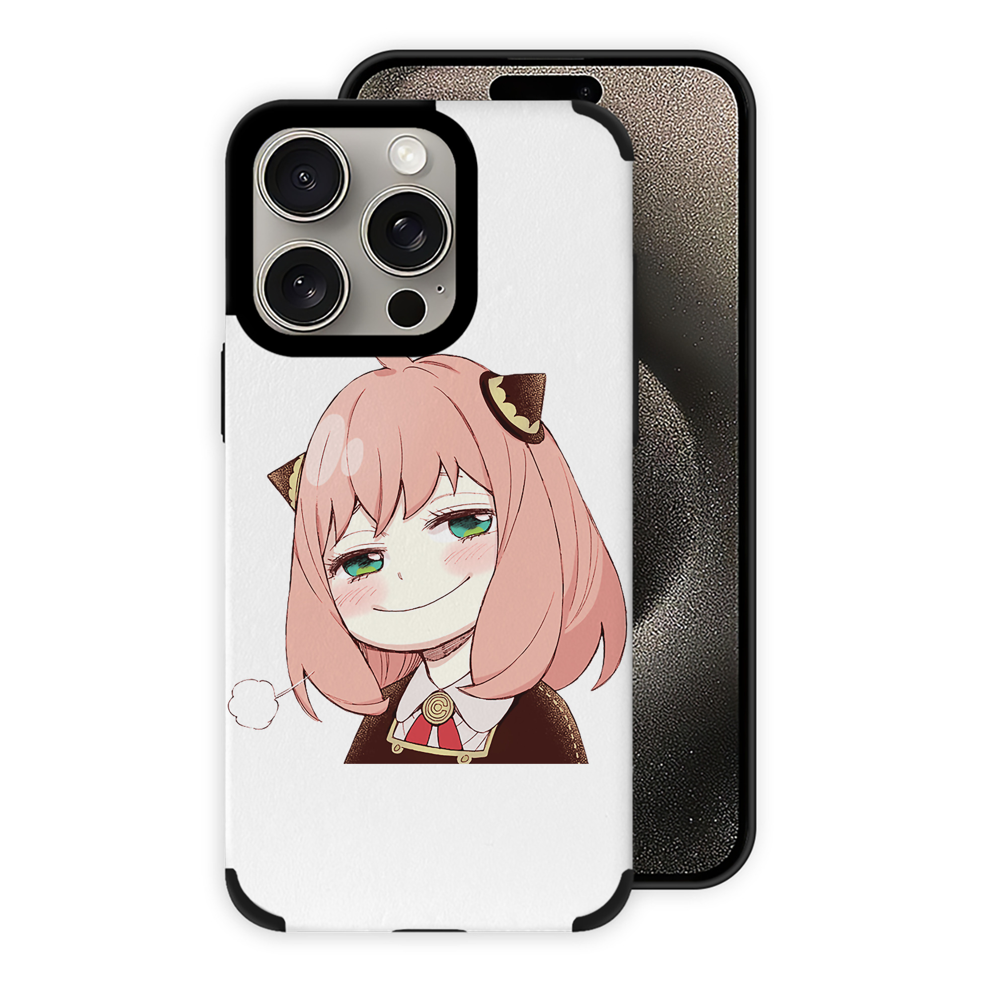 （画像用） SPY×FAMILY间谍家家酒 【iPhone15ProMax対応】 PUレザー スマホケース 耐衝撃＆黄変防止