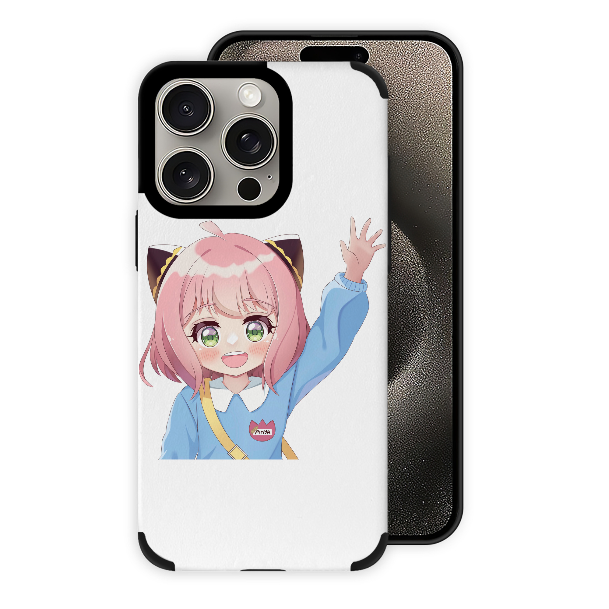 （画像用） SPY×FAMILY间谍家家酒 【iPhone15ProMax対応】 PUレザー スマホケース 耐衝撃＆黄変防止