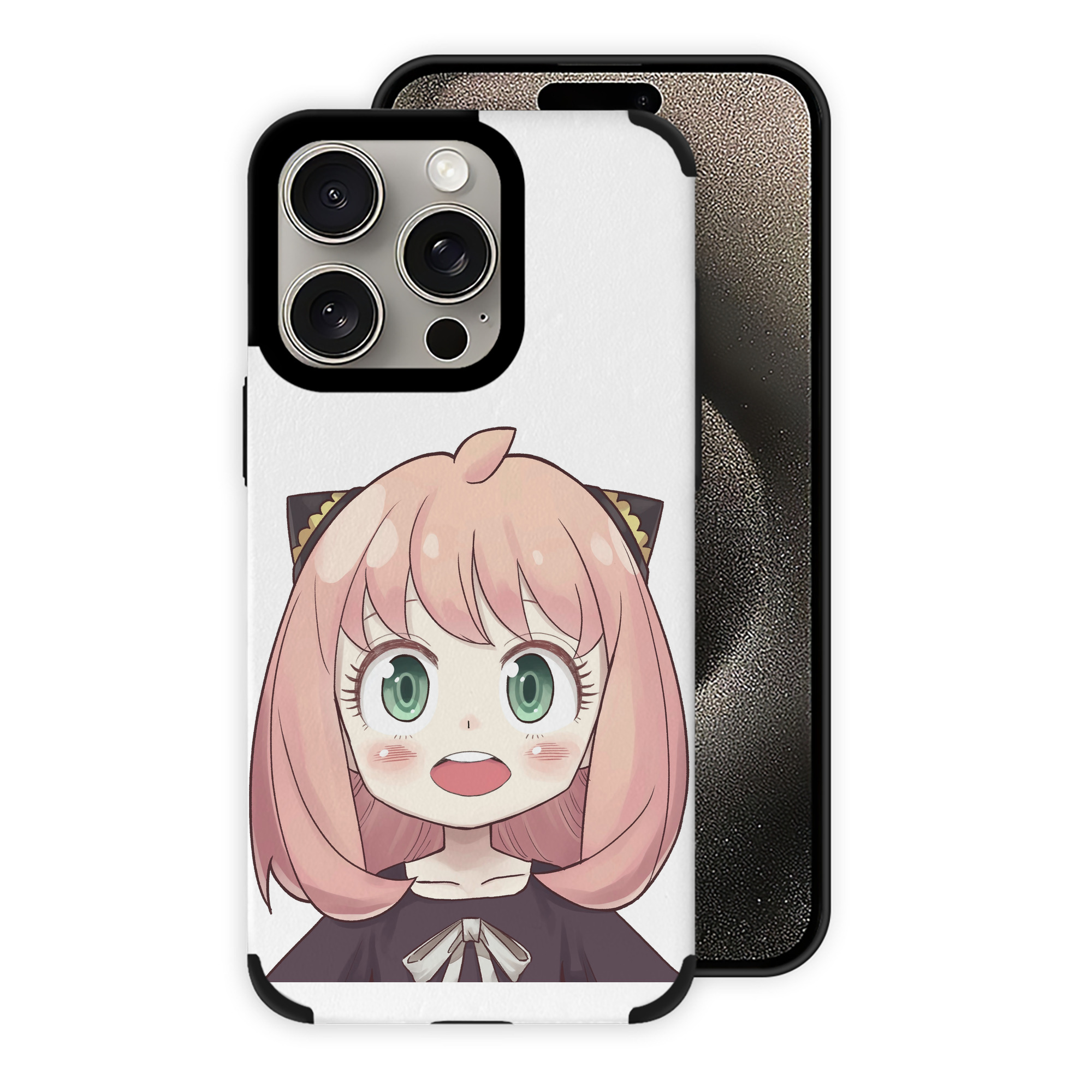 （画像用） SPY×FAMILY间谍家家酒 【iPhone15ProMax対応】 PUレザー スマホケース 耐衝撃＆黄変防止