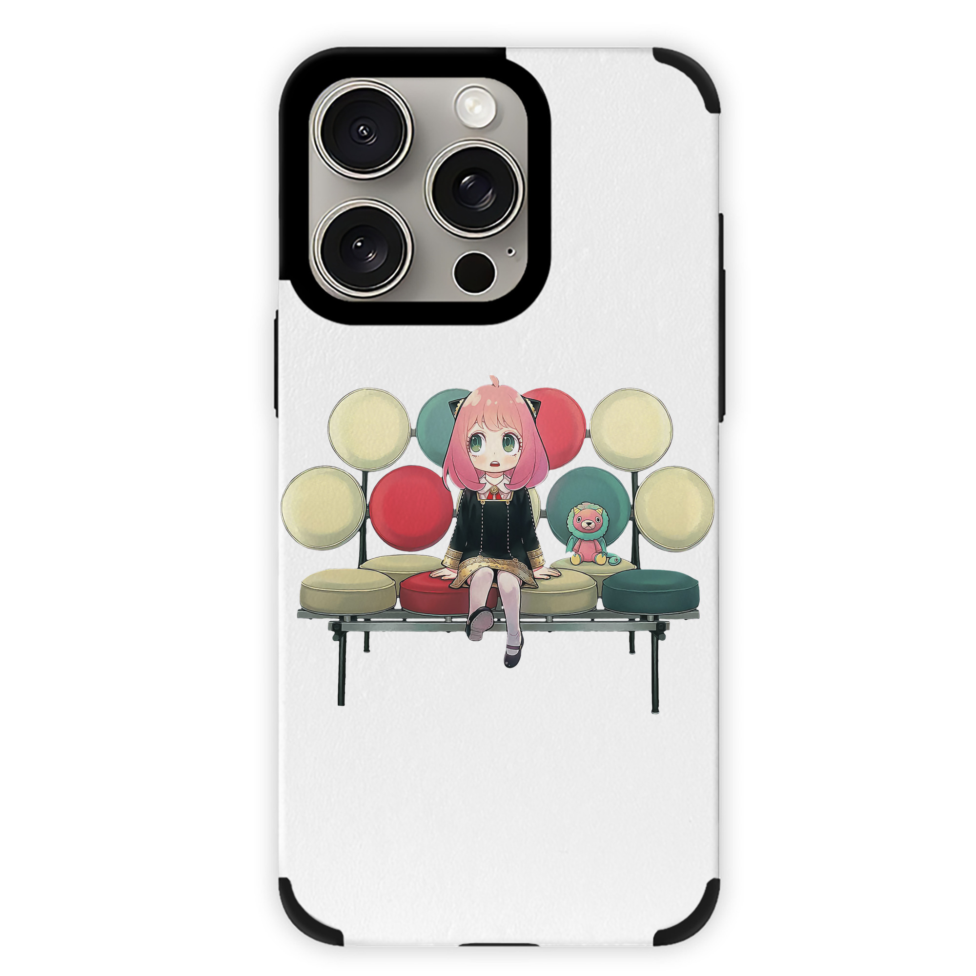 （画像用） SPY×FAMILY间谍家家酒 【iPhone15ProMax対応】 PUレザー スマホケース 耐衝撃＆黄変防止