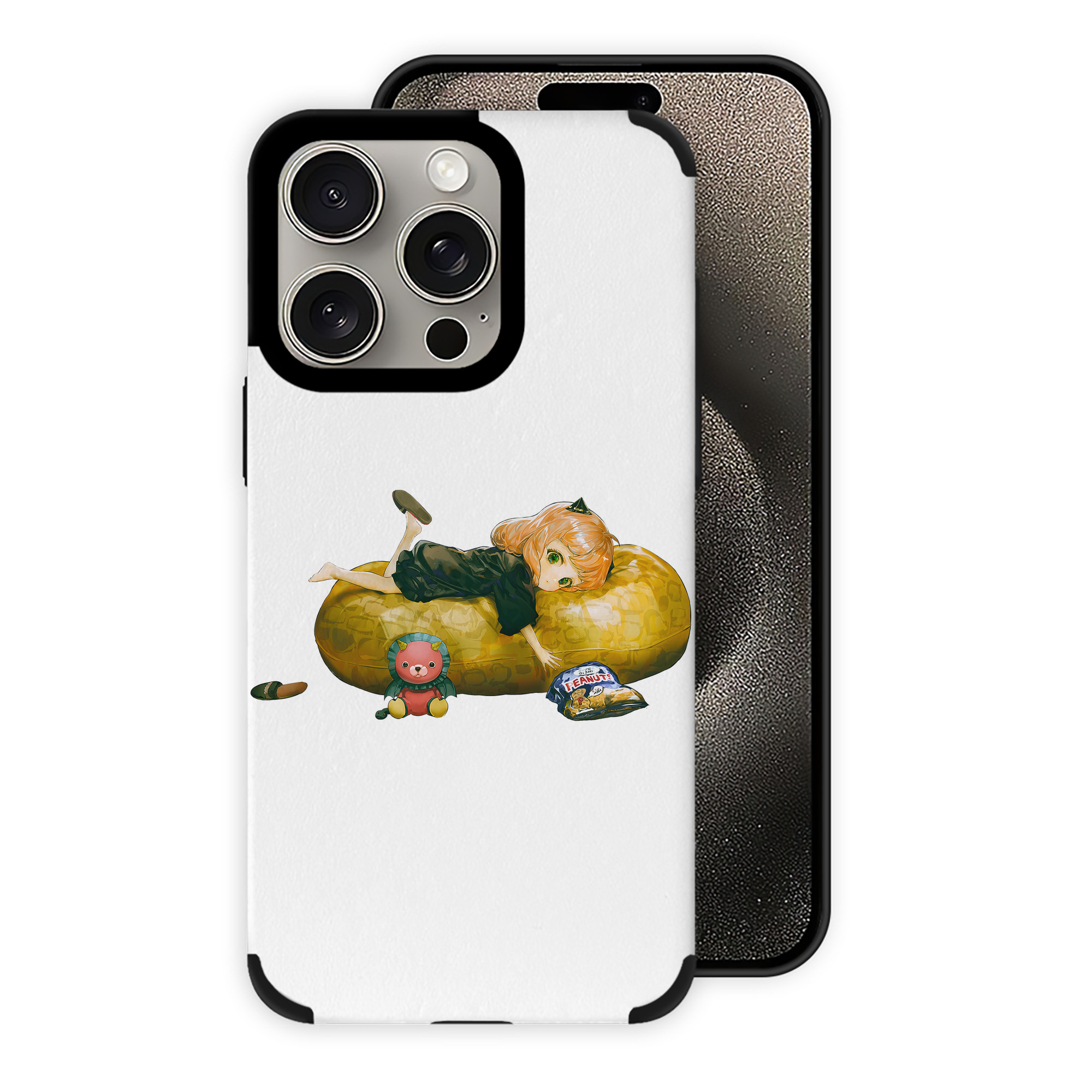 （画像用） SPY×FAMILY间谍家家酒 【iPhone15ProMax対応】 PUレザー スマホケース 耐衝撃＆黄変防止