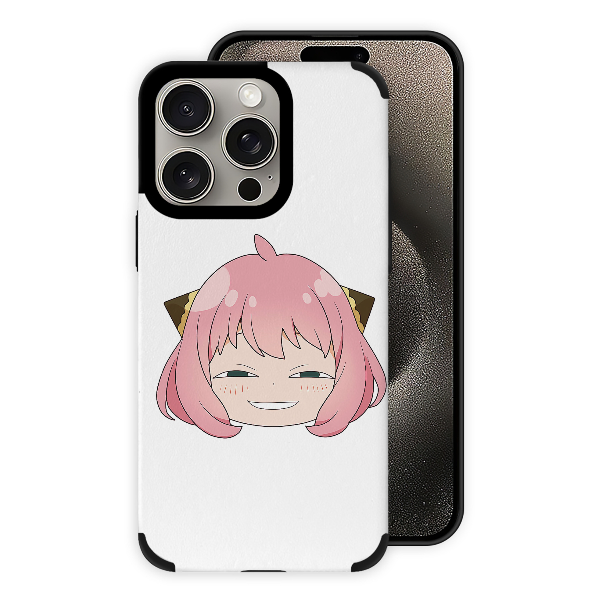 （画像用） SPY×FAMILY间谍家家酒 【iPhone15ProMax対応】 PUレザー スマホケース 耐衝撃＆黄変防止
