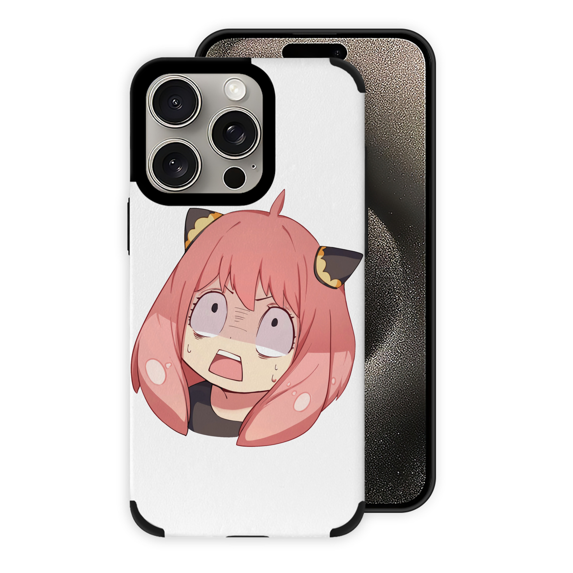 （画像用） SPY×FAMILY间谍家家酒 【iPhone15ProMax対応】 PUレザー スマホケース 耐衝撃＆黄変防止