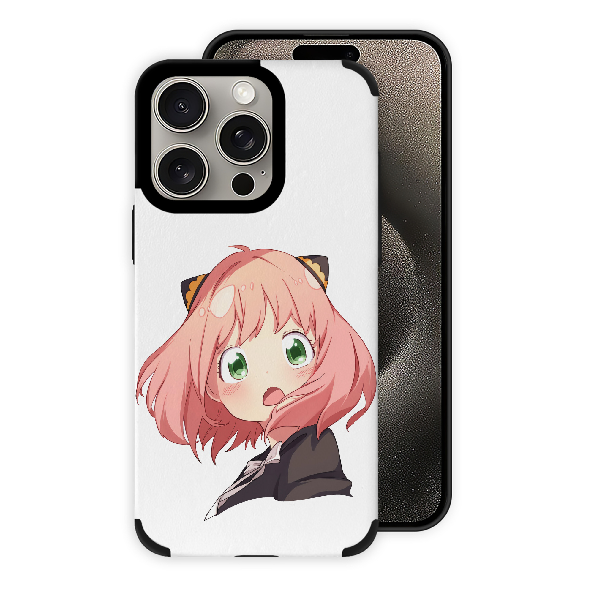 （画像用） SPY×FAMILY间谍家家酒 【iPhone15ProMax対応】 PUレザー スマホケース 耐衝撃＆黄変防止