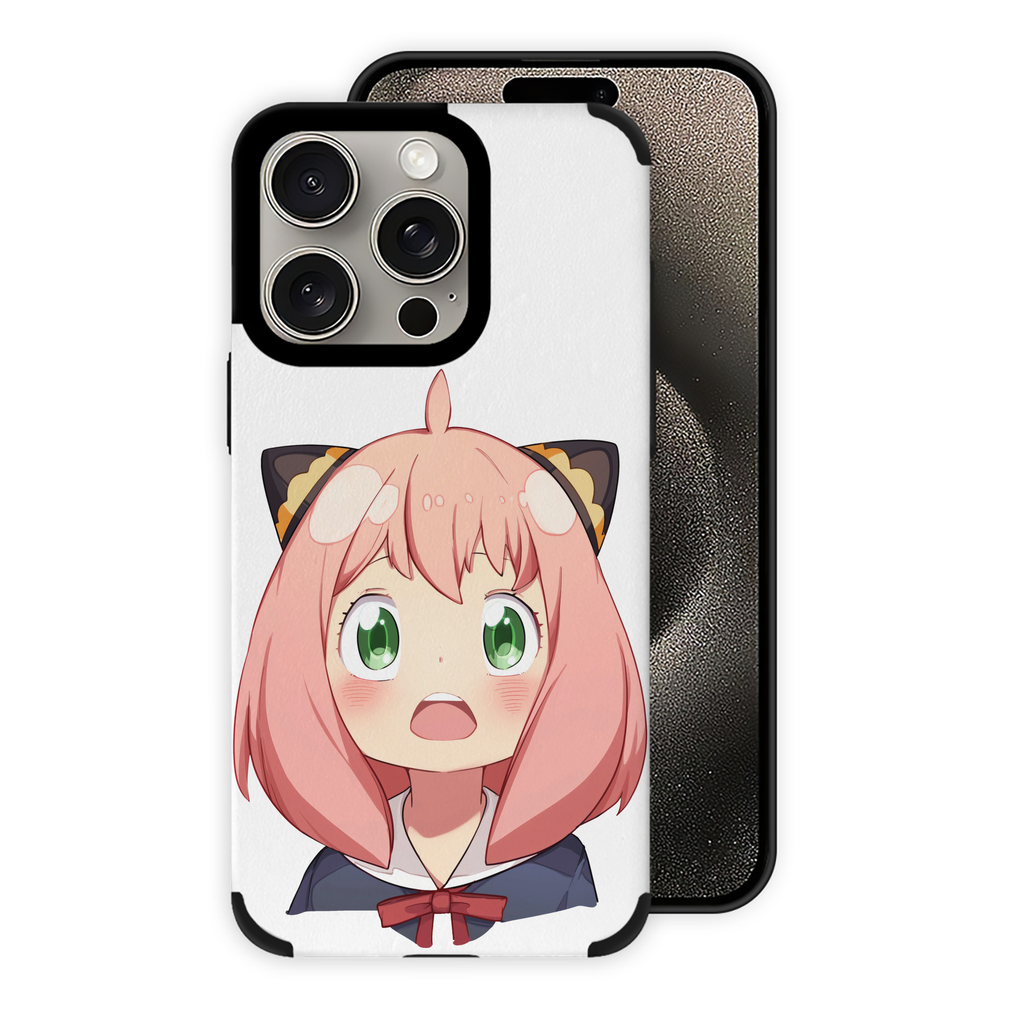 （画像用） SPY×FAMILY间谍家家酒 【iPhone15ProMax対応】 PUレザー スマホケース 耐衝撃＆黄変防止