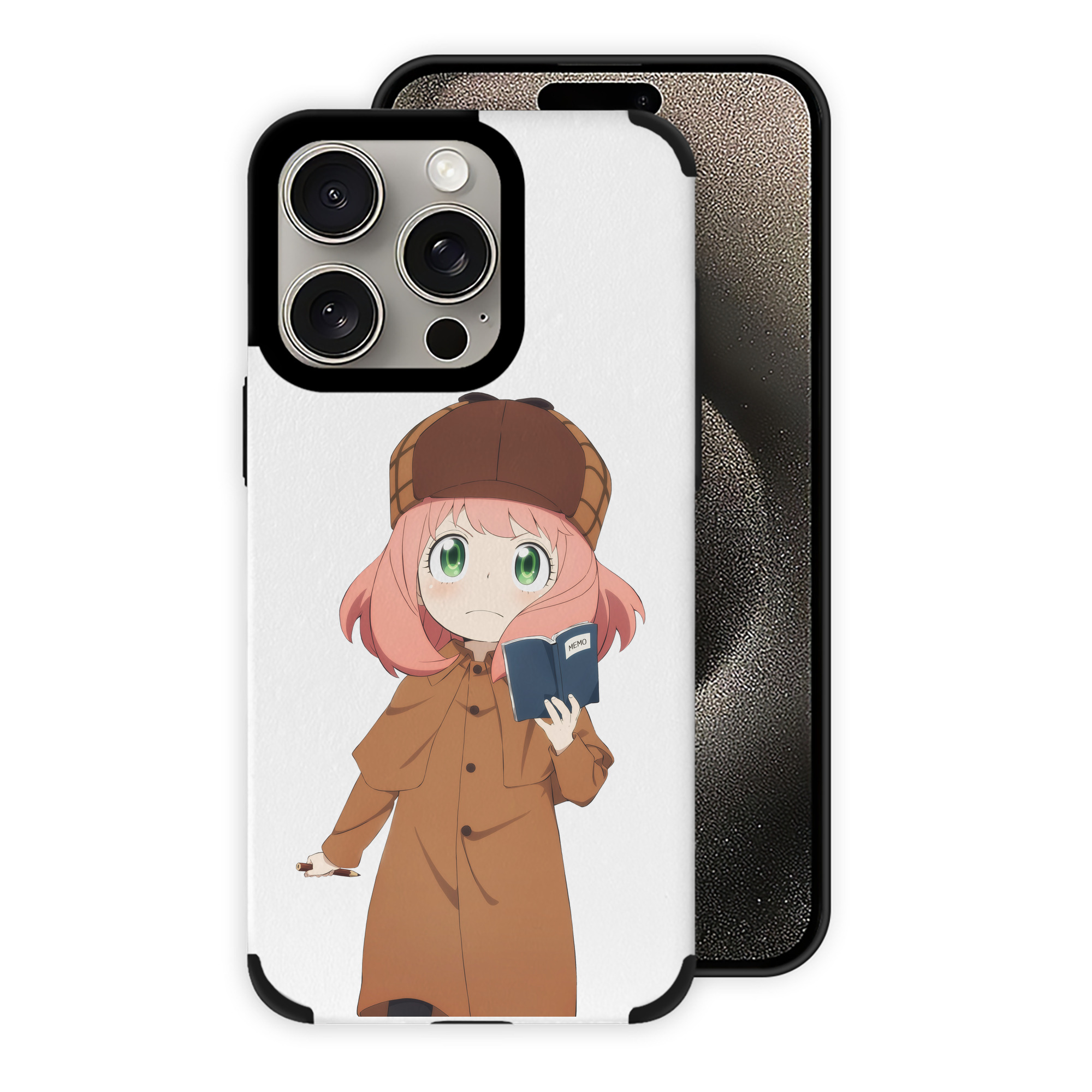 （画像用） SPY×FAMILY间谍家家酒 【iPhone15ProMax対応】 PUレザー スマホケース 耐衝撃＆黄変防止