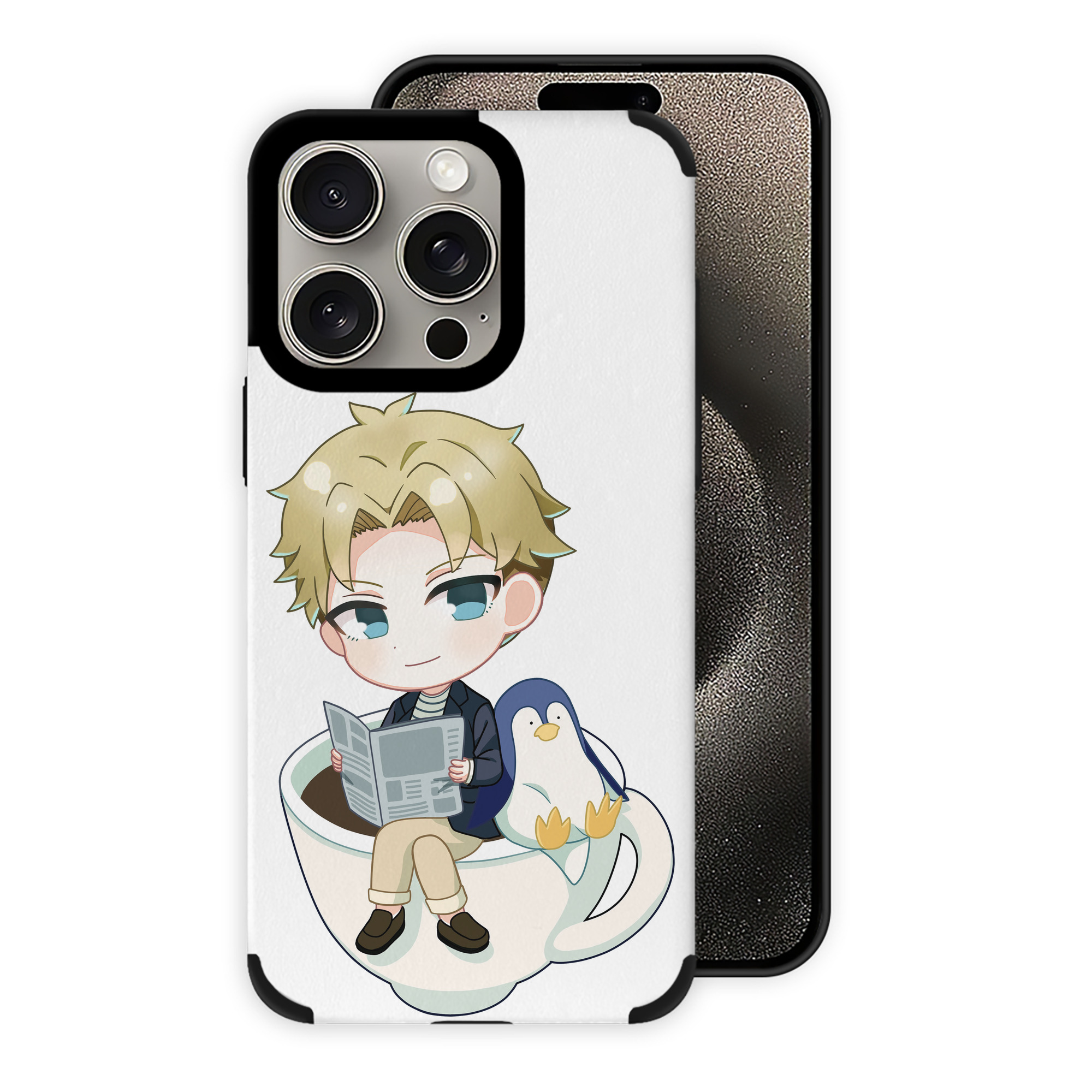 （画像用） SPY×FAMILY间谍家家酒 【iPhone15ProMax対応】 PUレザー スマホケース 耐衝撃＆黄変防止