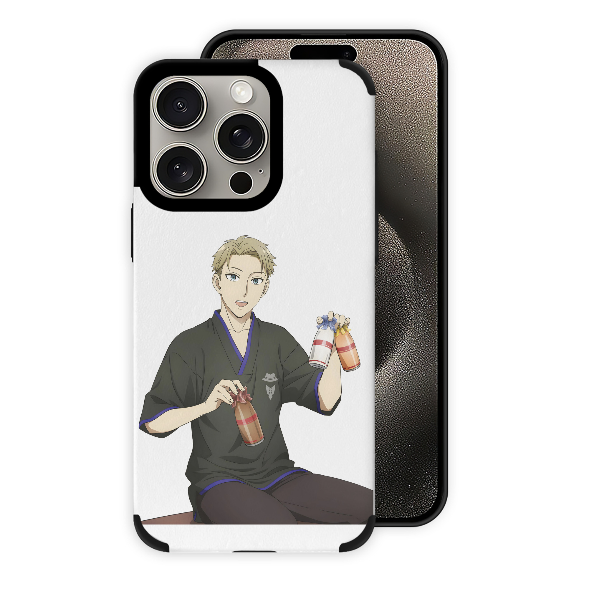 （画像用） SPY×FAMILY间谍家家酒 【iPhone15ProMax対応】 PUレザー スマホケース 耐衝撃＆黄変防止