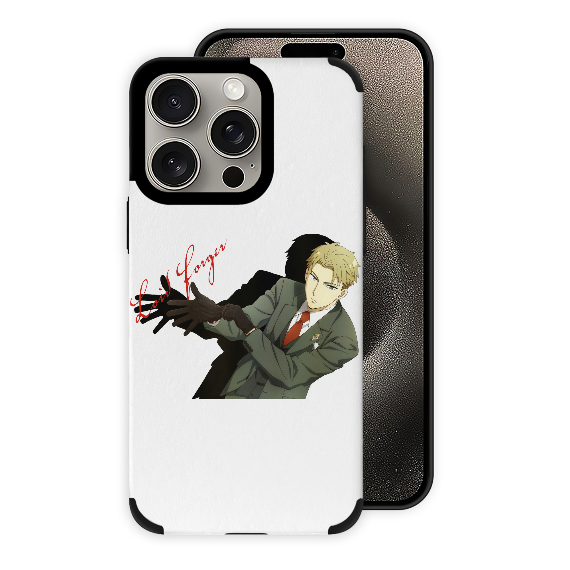 （画像用） SPY×FAMILY间谍家家酒 【iPhone15ProMax対応】 PUレザー スマホケース 耐衝撃＆黄変防止