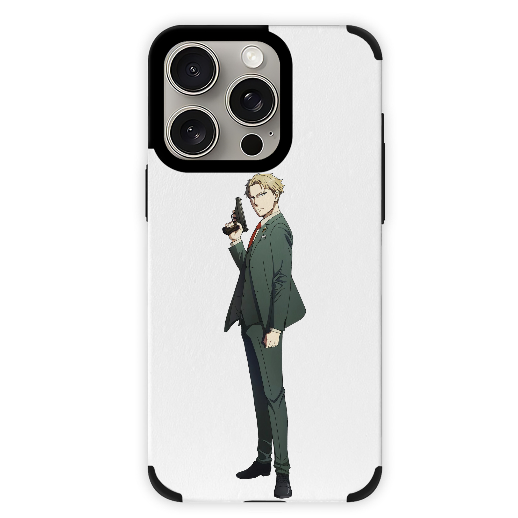 （画像用） SPY×FAMILY间谍家家酒 【iPhone15ProMax対応】 PUレザー スマホケース 耐衝撃＆黄変防止