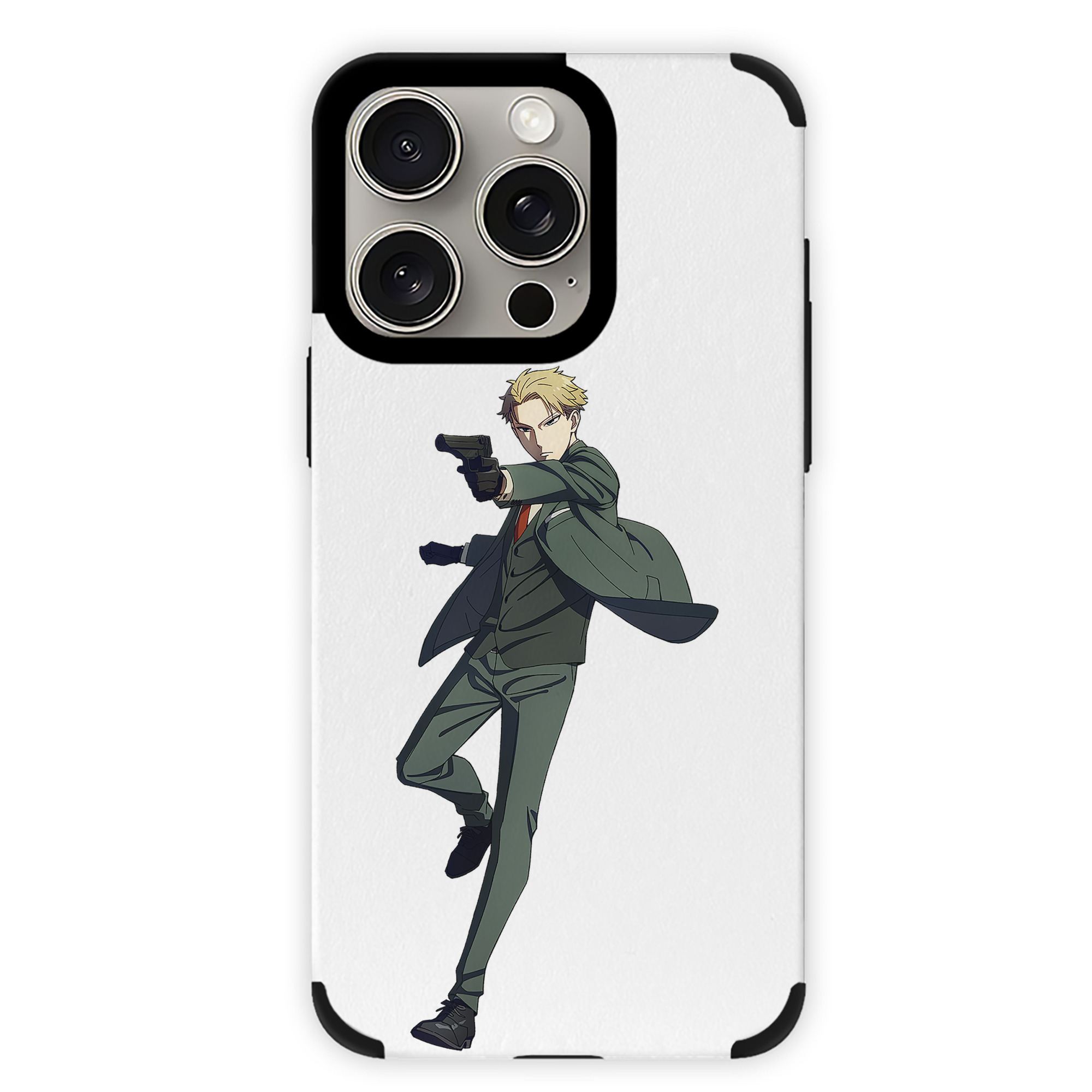 （画像用） SPY×FAMILY间谍家家酒 【iPhone15ProMax対応】 PUレザー スマホケース 耐衝撃＆黄変防止