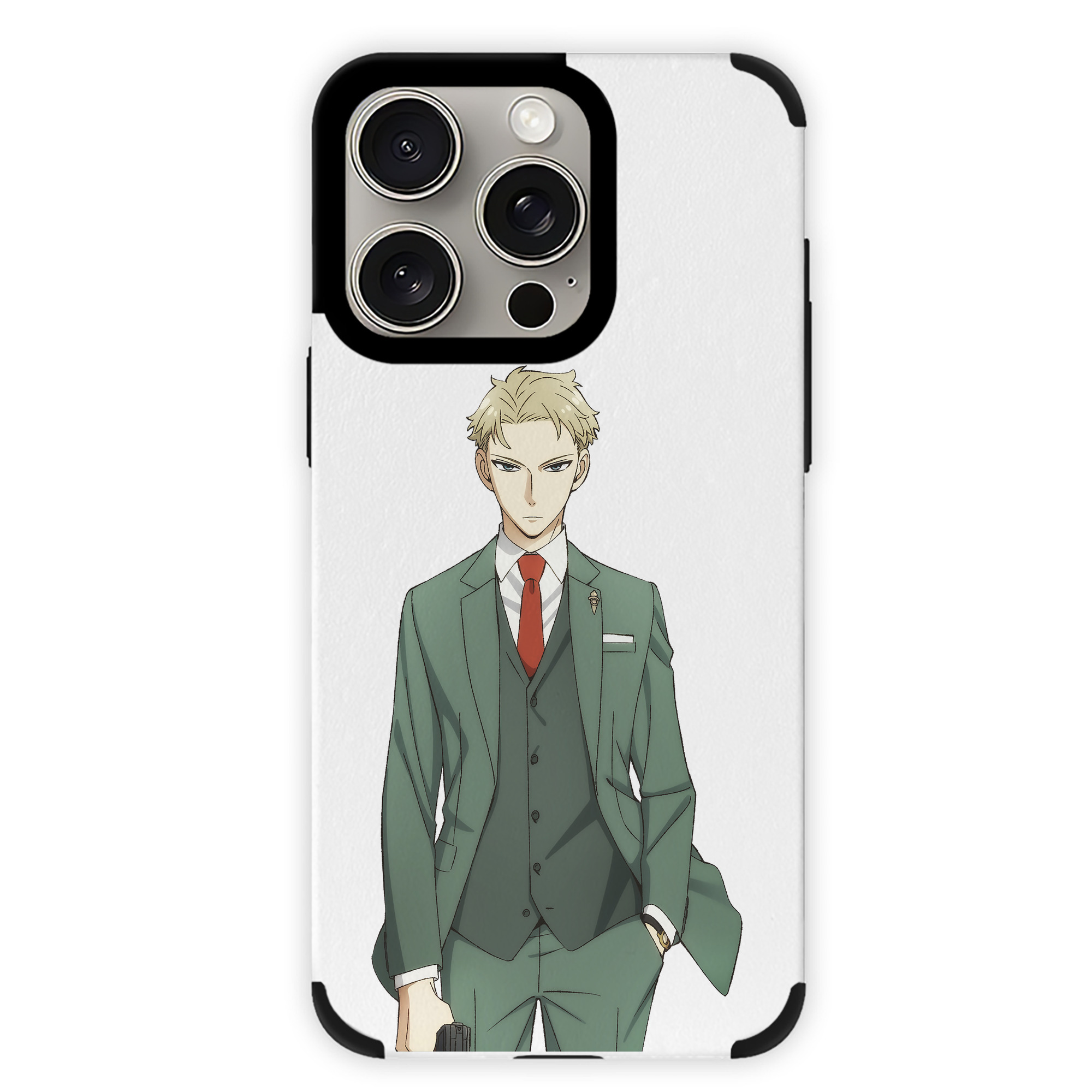 （画像用） SPY×FAMILY间谍家家酒 【iPhone15ProMax対応】 PUレザー スマホケース 耐衝撃＆黄変防止