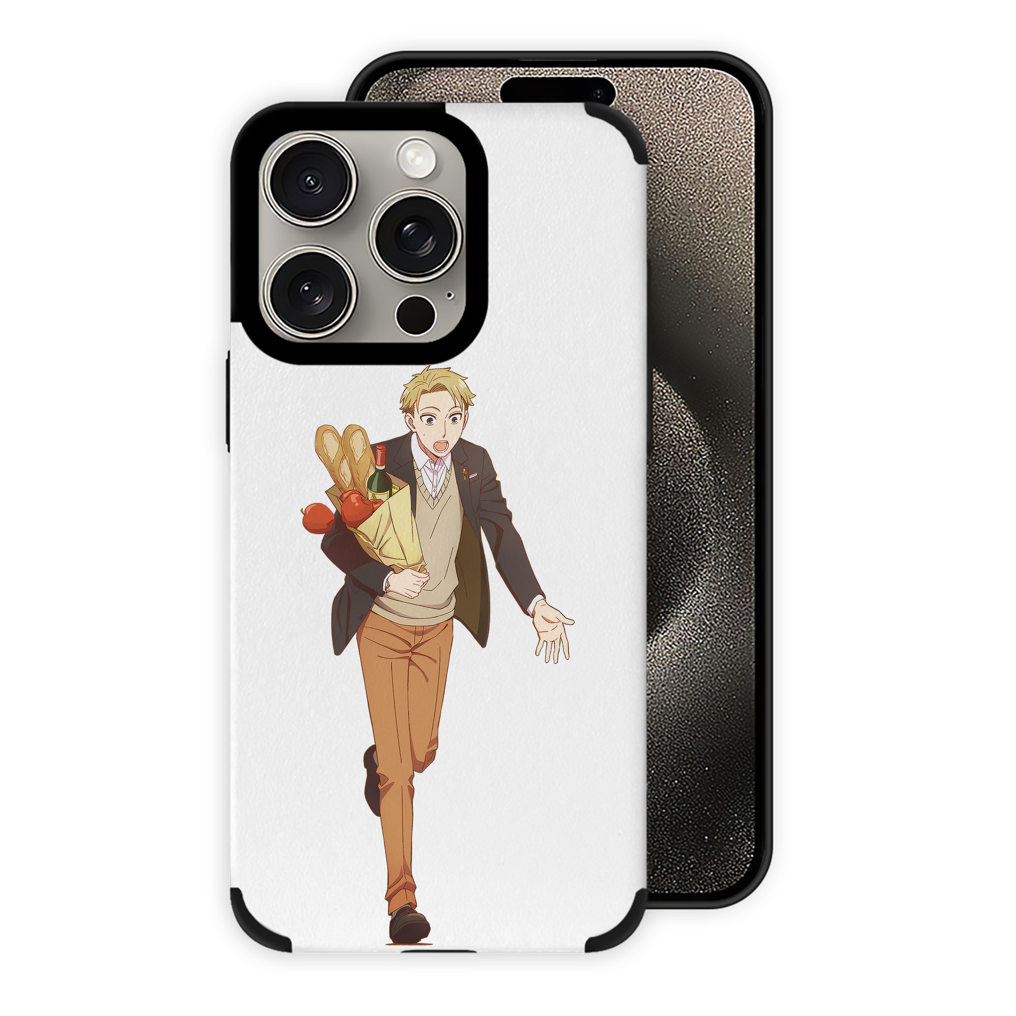 （画像用） SPY×FAMILY间谍家家酒 【iPhone15ProMax対応】 PUレザー スマホケース 耐衝撃＆黄変防止
