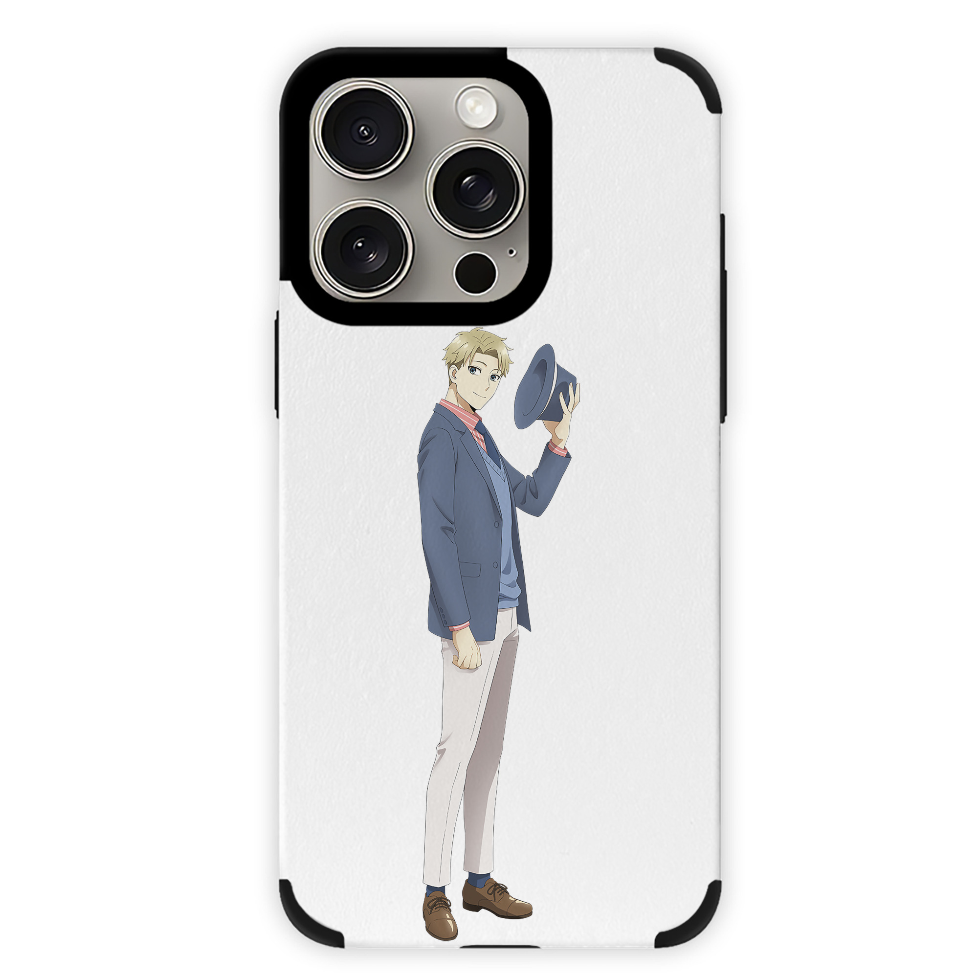 （画像用） SPY×FAMILY间谍家家酒 【iPhone15ProMax対応】 PUレザー スマホケース 耐衝撃＆黄変防止
