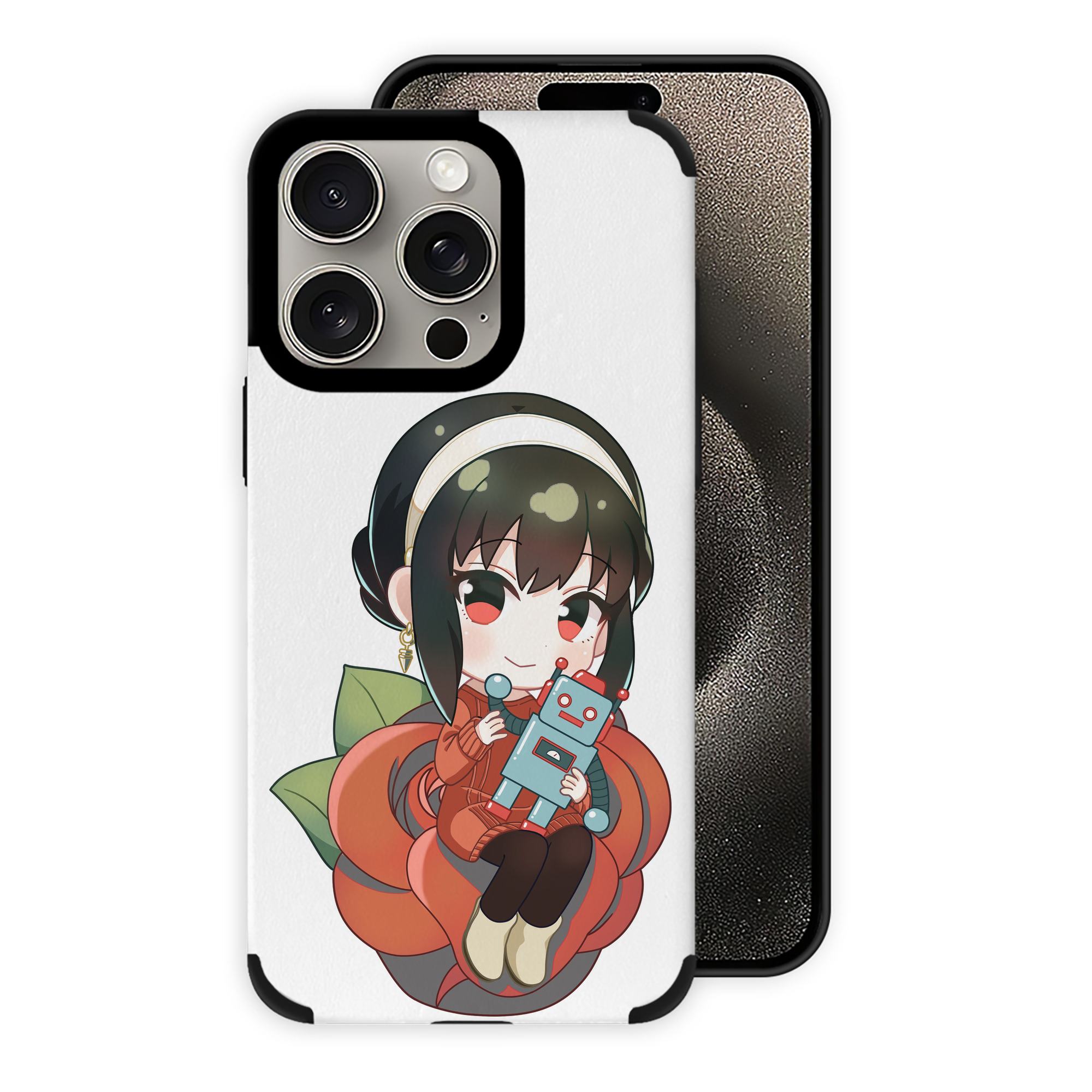（画像用） SPY×FAMILY间谍家家酒 【iPhone15ProMax対応】 PUレザー スマホケース 耐衝撃＆黄変防止