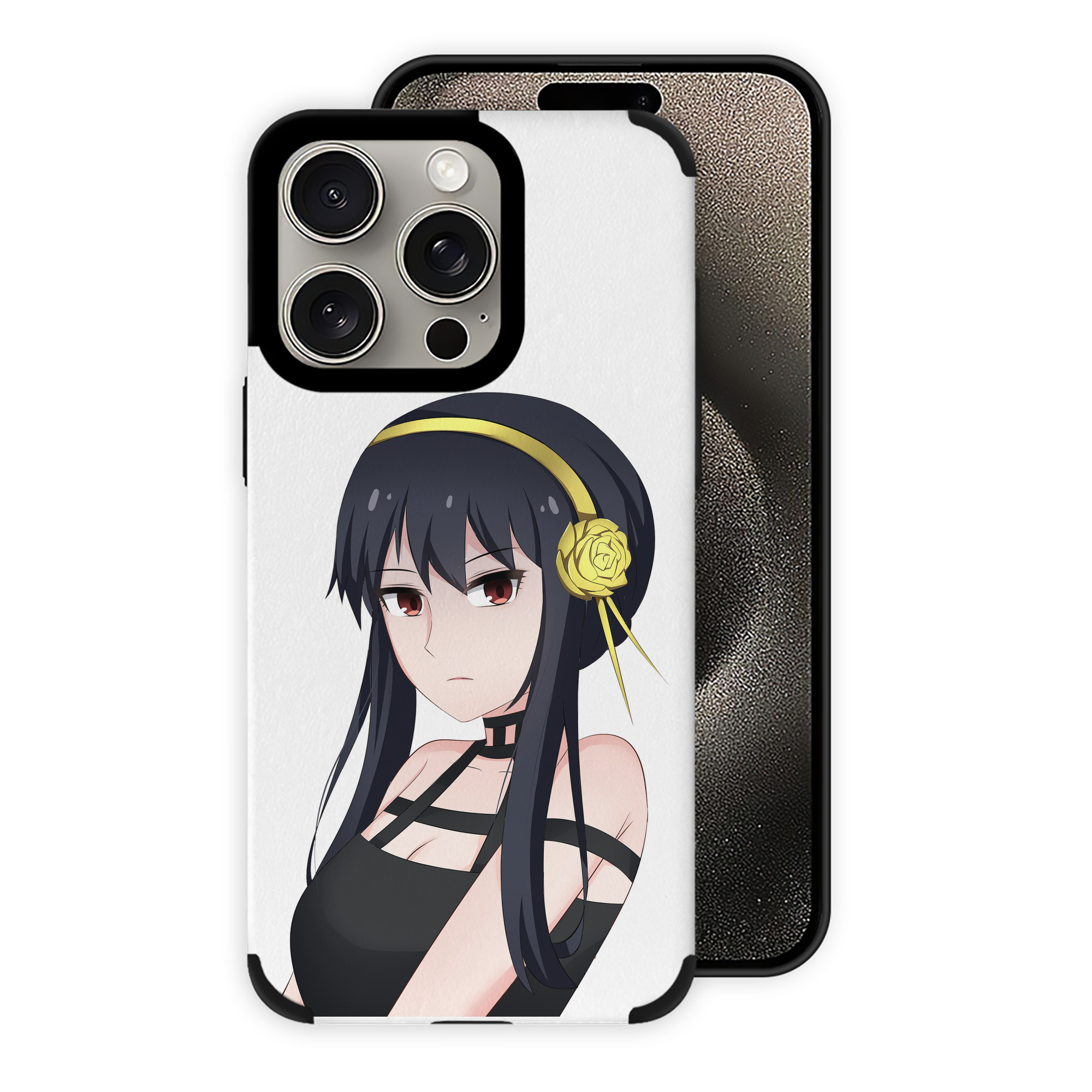 （画像用） SPY×FAMILY间谍家家酒 【iPhone15ProMax対応】 PUレザー スマホケース 耐衝撃＆黄変防止