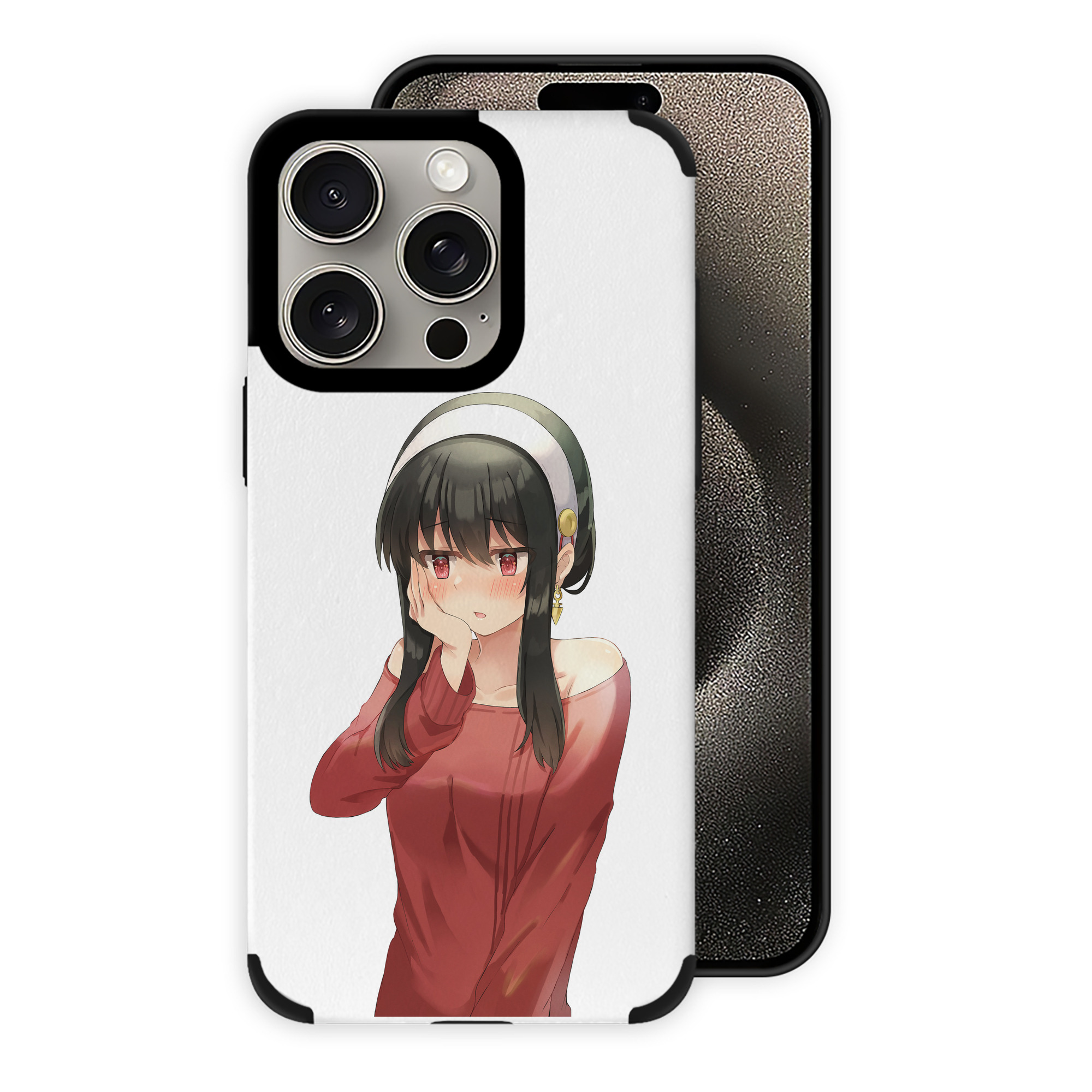 （画像用） SPY×FAMILY间谍家家酒 【iPhone15ProMax対応】 PUレザー スマホケース 耐衝撃＆黄変防止