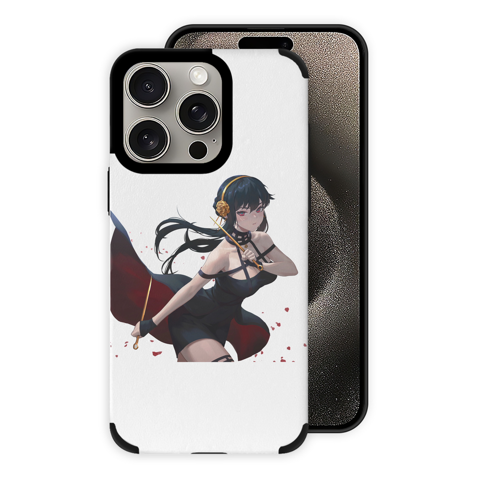 （画像用） SPY×FAMILY间谍家家酒 【iPhone15ProMax対応】 PUレザー スマホケース 耐衝撃＆黄変防止