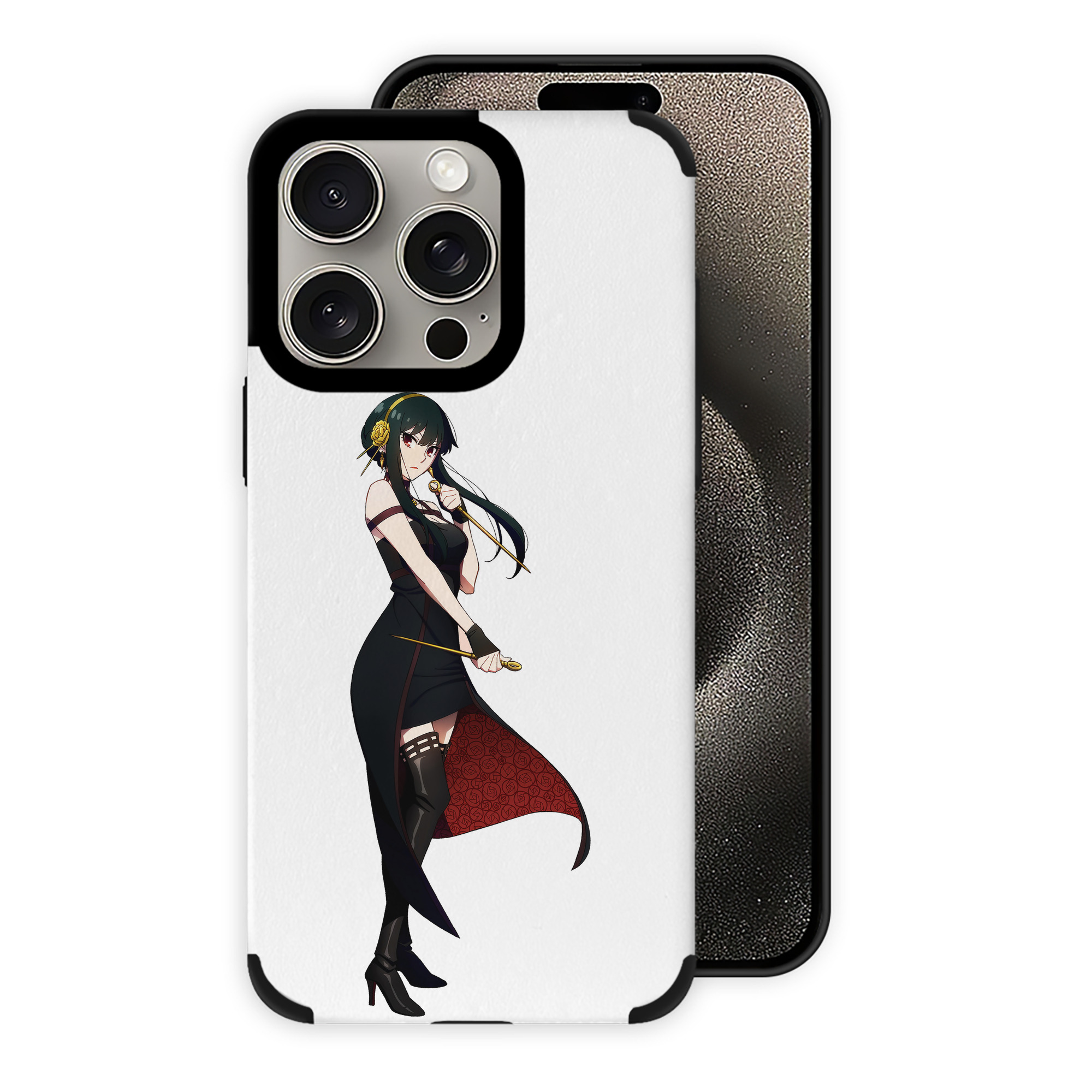 （画像用） SPY×FAMILY间谍家家酒 【iPhone15ProMax対応】 PUレザー スマホケース 耐衝撃＆黄変防止