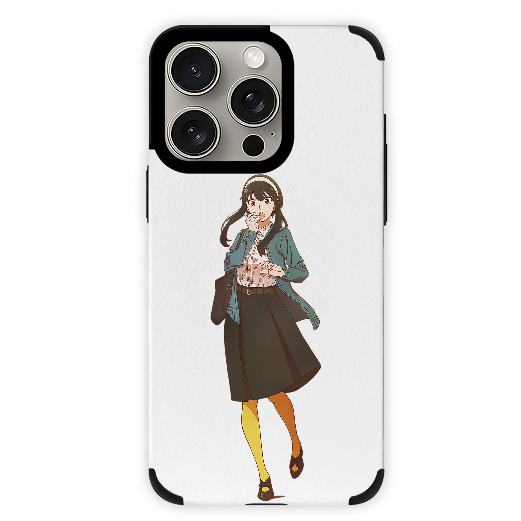 （画像用） SPY×FAMILY间谍家家酒 【iPhone15ProMax対応】 PUレザー スマホケース 耐衝撃＆黄変防止
