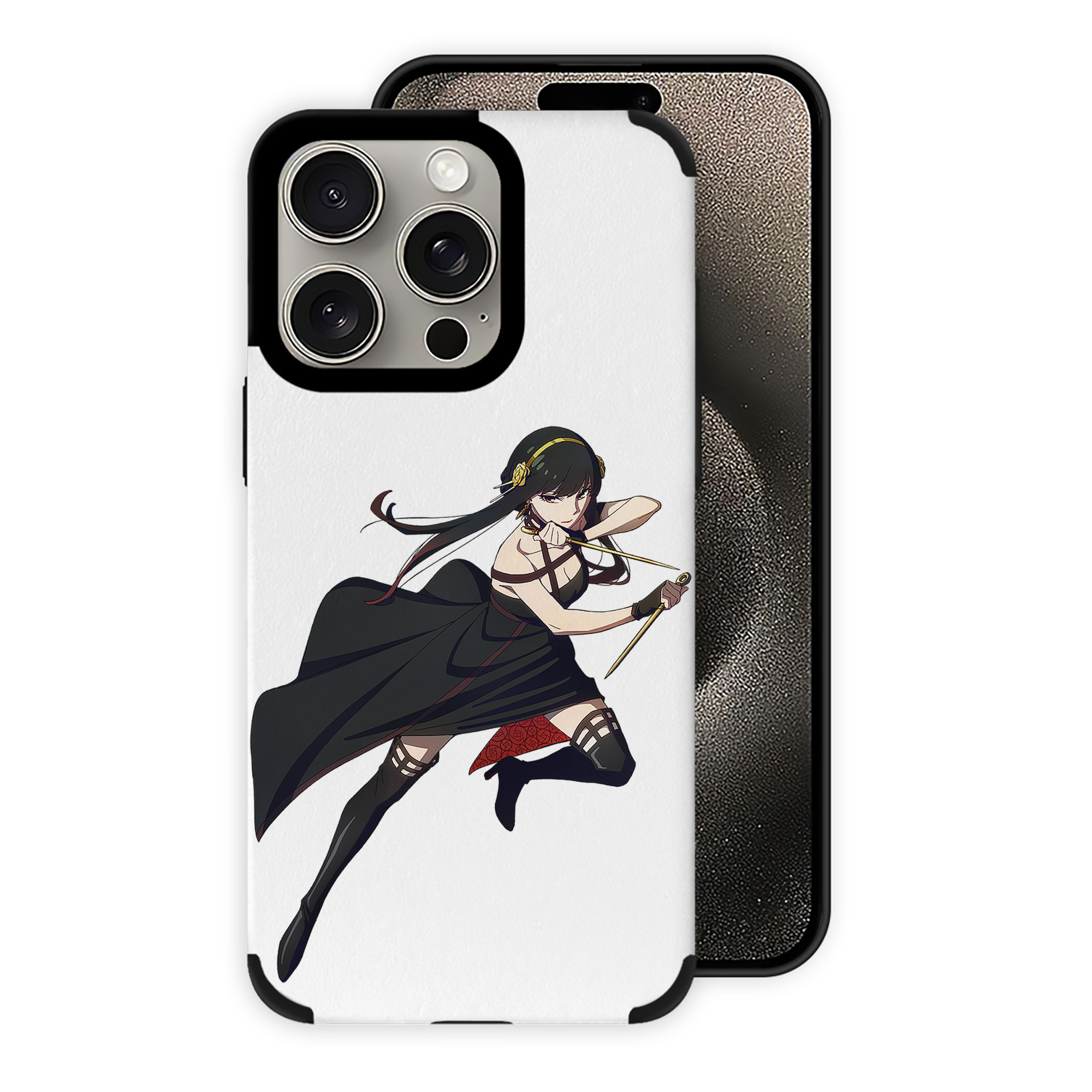 （画像用） SPY×FAMILY间谍家家酒 【iPhone15ProMax対応】 PUレザー スマホケース 耐衝撃＆黄変防止