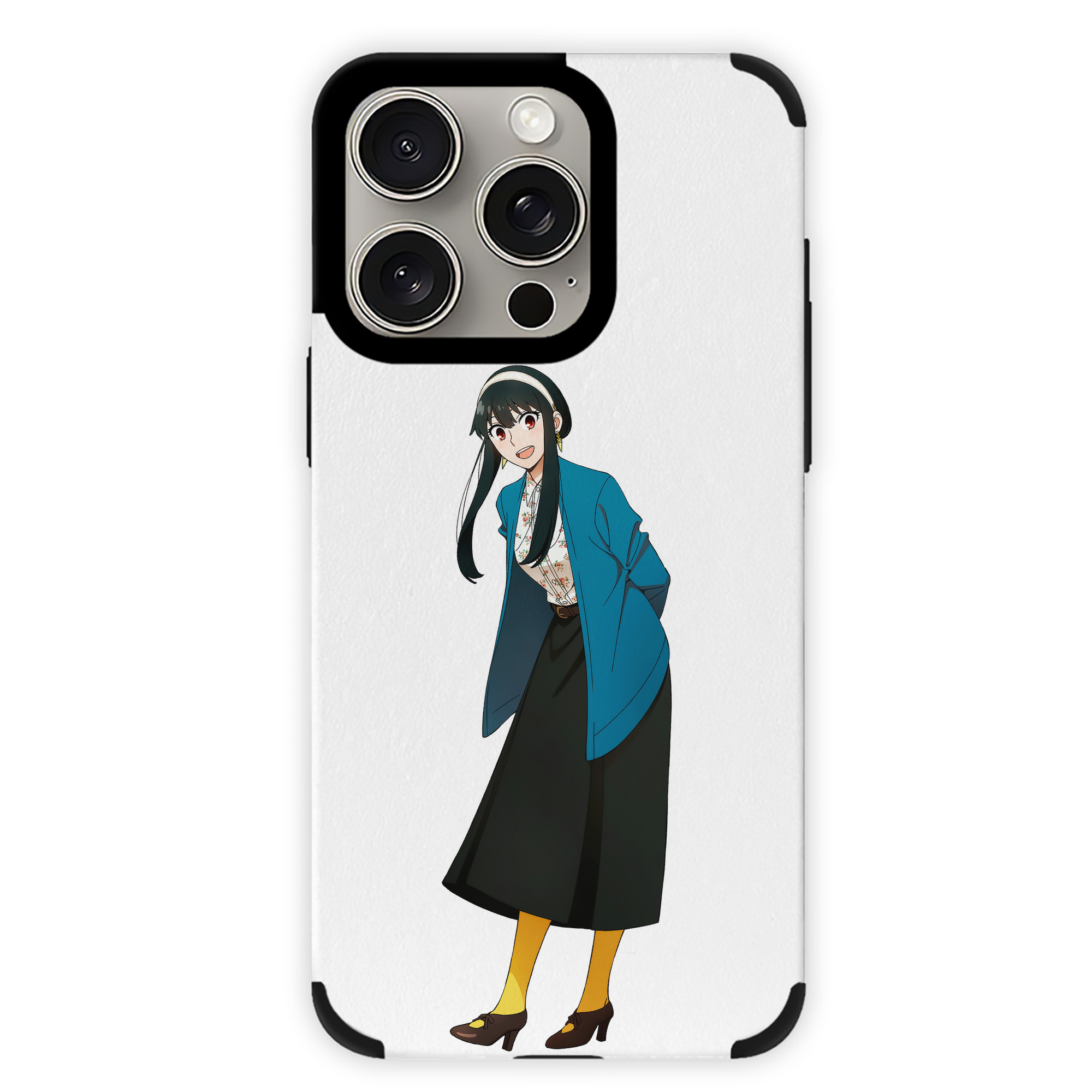（画像用） SPY×FAMILY间谍家家酒 【iPhone15ProMax対応】 PUレザー スマホケース 耐衝撃＆黄変防止