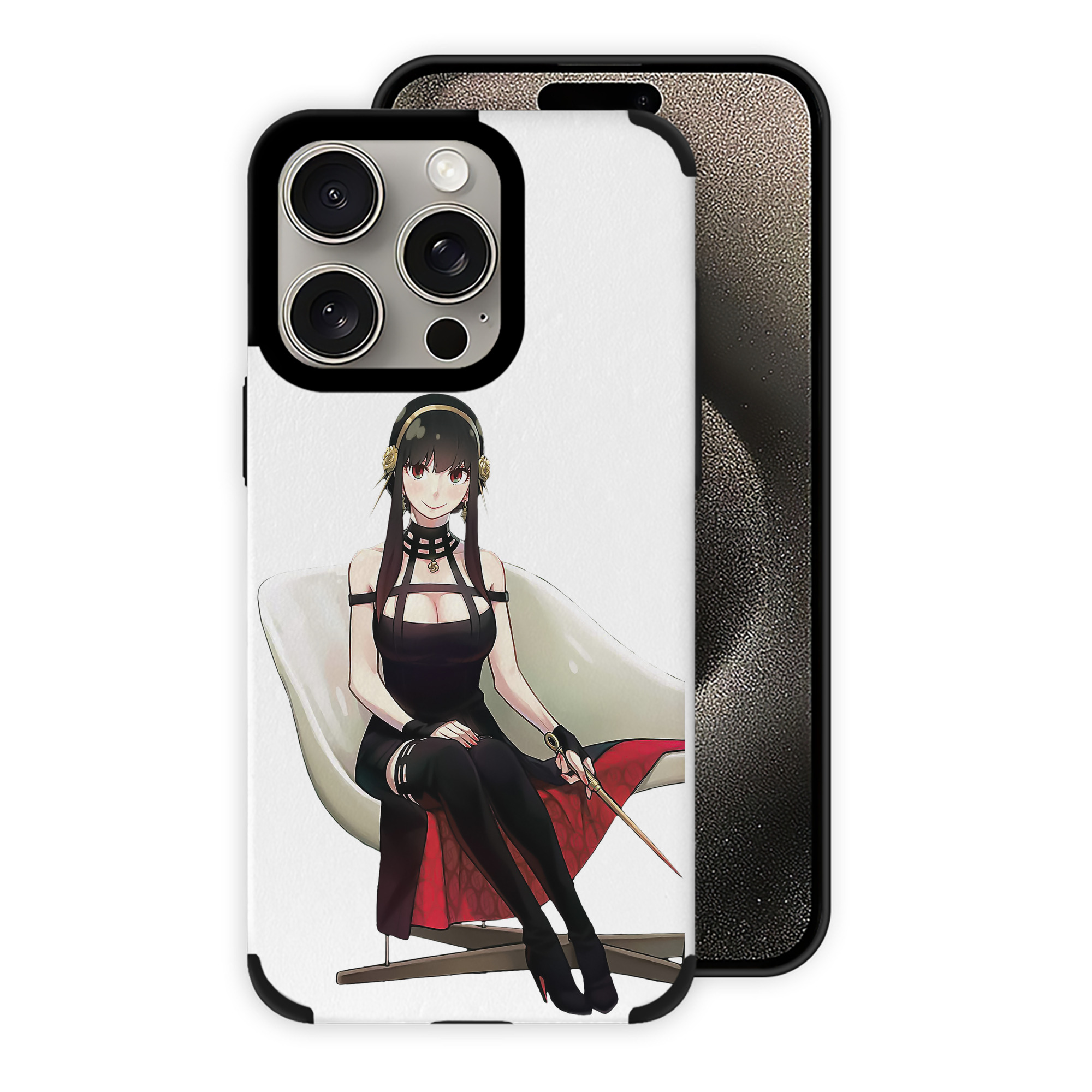 （画像用） SPY×FAMILY间谍家家酒 【iPhone15ProMax対応】 PUレザー スマホケース 耐衝撃＆黄変防止