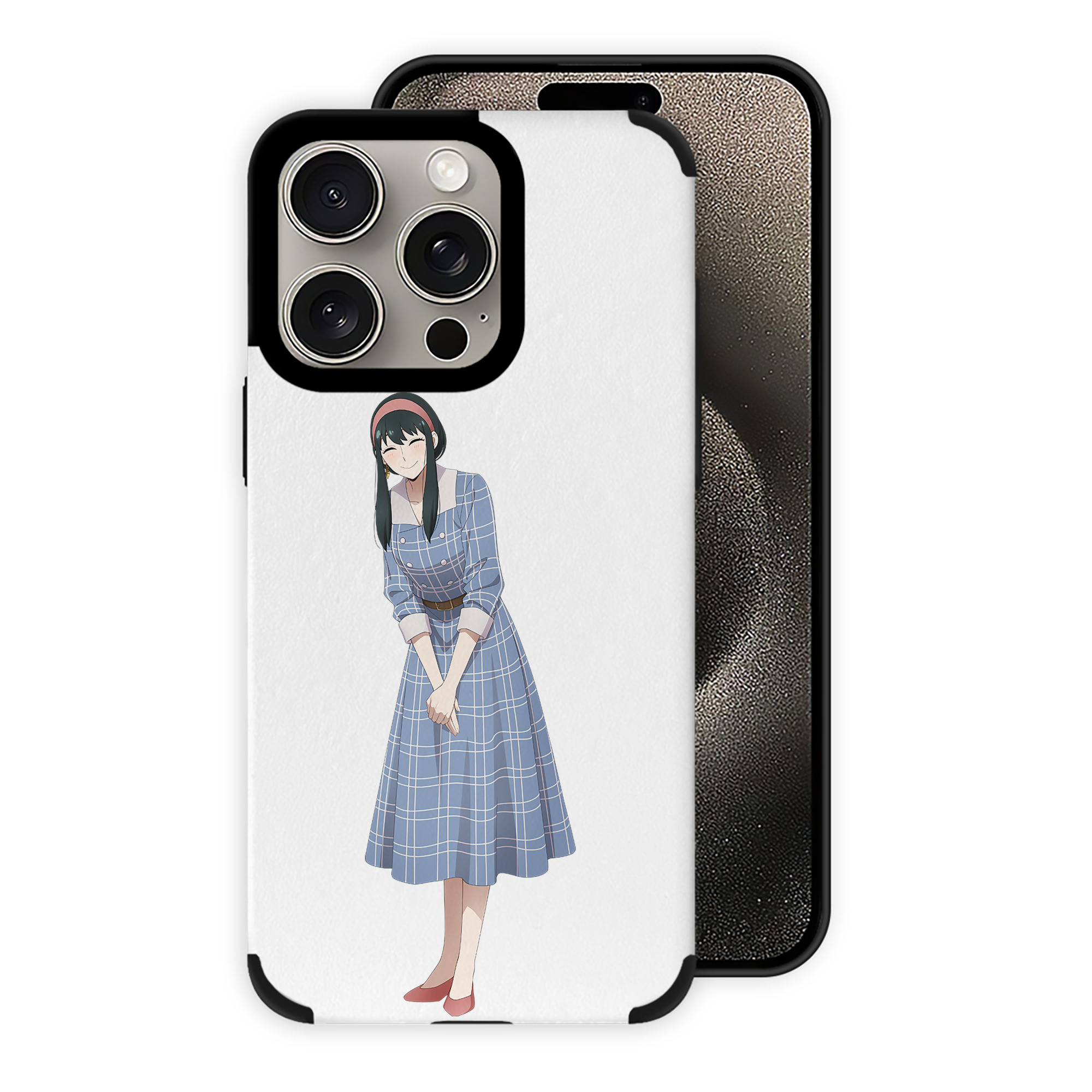 （画像用） SPY×FAMILY间谍家家酒 【iPhone15ProMax対応】 PUレザー スマホケース 耐衝撃＆黄変防止