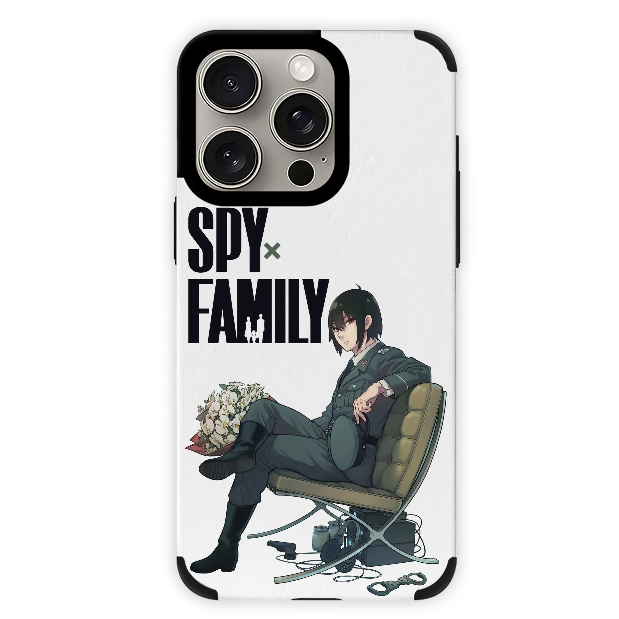 （画像用） SPY×FAMILY间谍家家酒 【iPhone15ProMax対応】 PUレザー スマホケース 耐衝撃＆黄変防止
