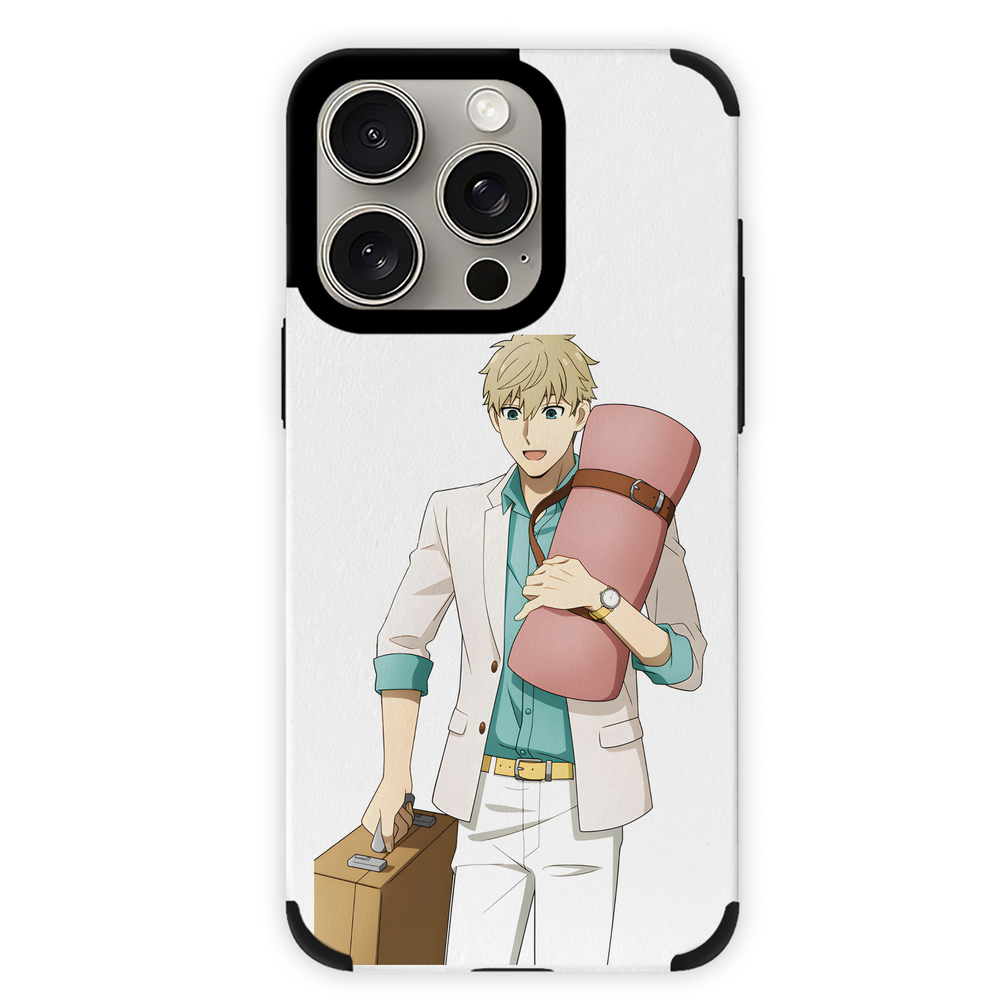 （画像用） SPY×FAMILY间谍家家酒 【iPhone15ProMax対応】 PUレザー スマホケース 耐衝撃＆黄変防止