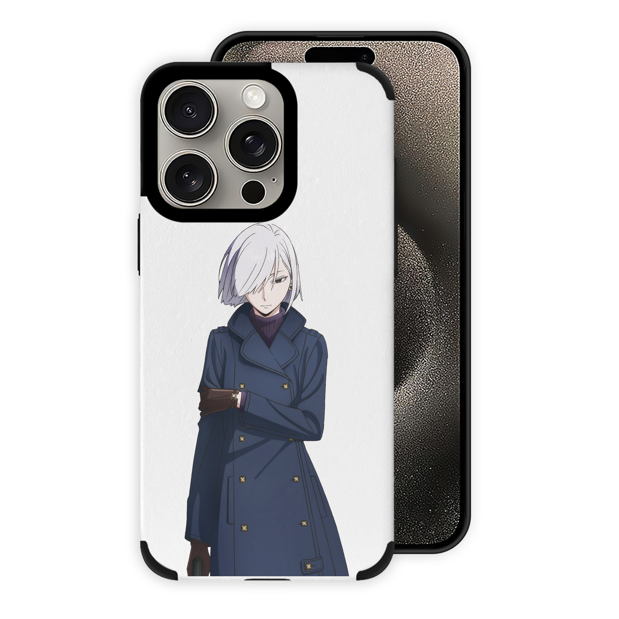 （画像用） SPY×FAMILY间谍家家酒 【iPhone15ProMax対応】 PUレザー スマホケース 耐衝撃＆黄変防止