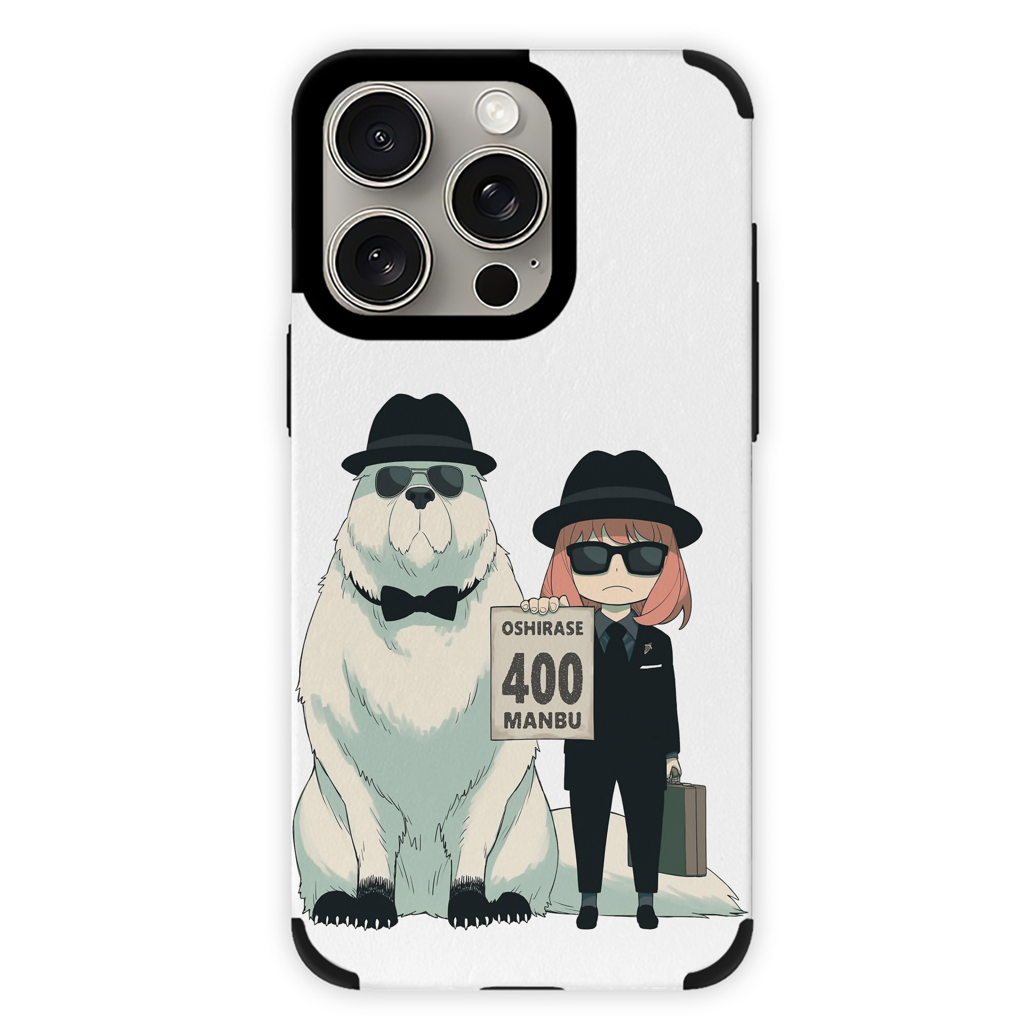 （画像用） SPY×FAMILY间谍家家酒 【iPhone15ProMax対応】 PUレザー スマホケース 耐衝撃＆黄変防止