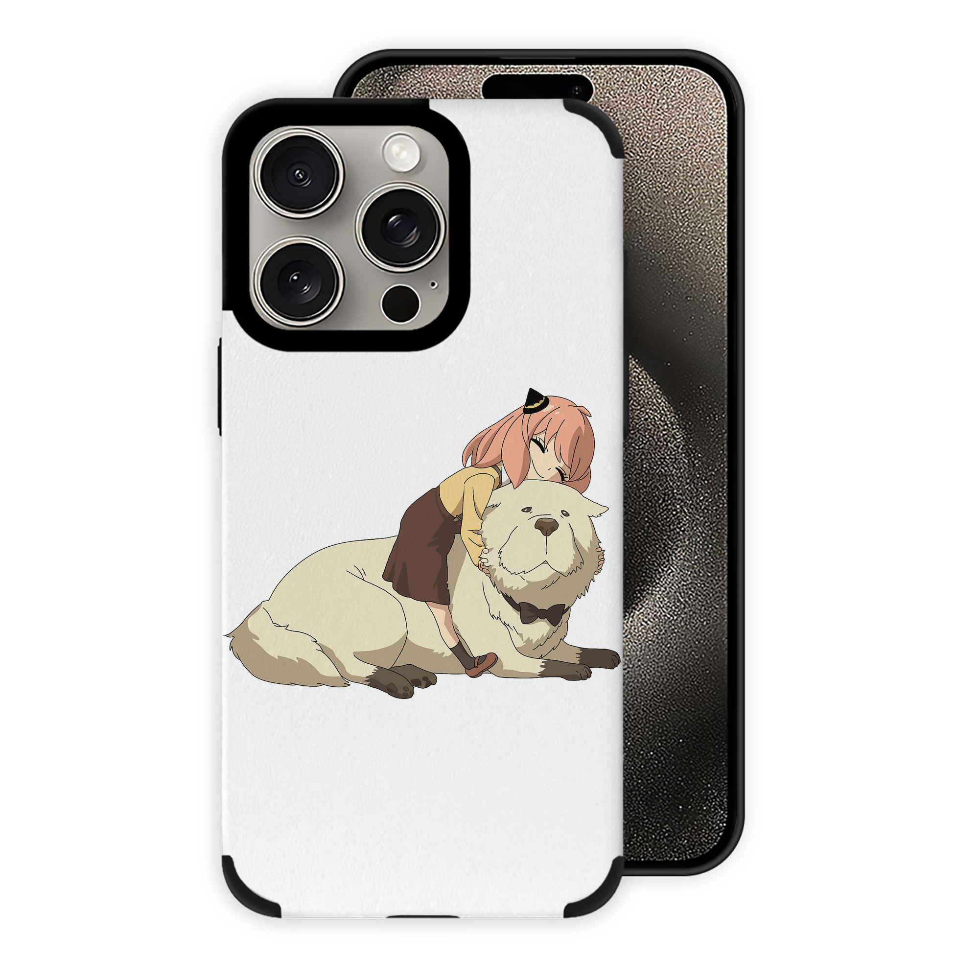 （画像用） SPY×FAMILY间谍家家酒 【iPhone15ProMax対応】 PUレザー スマホケース 耐衝撃＆黄変防止