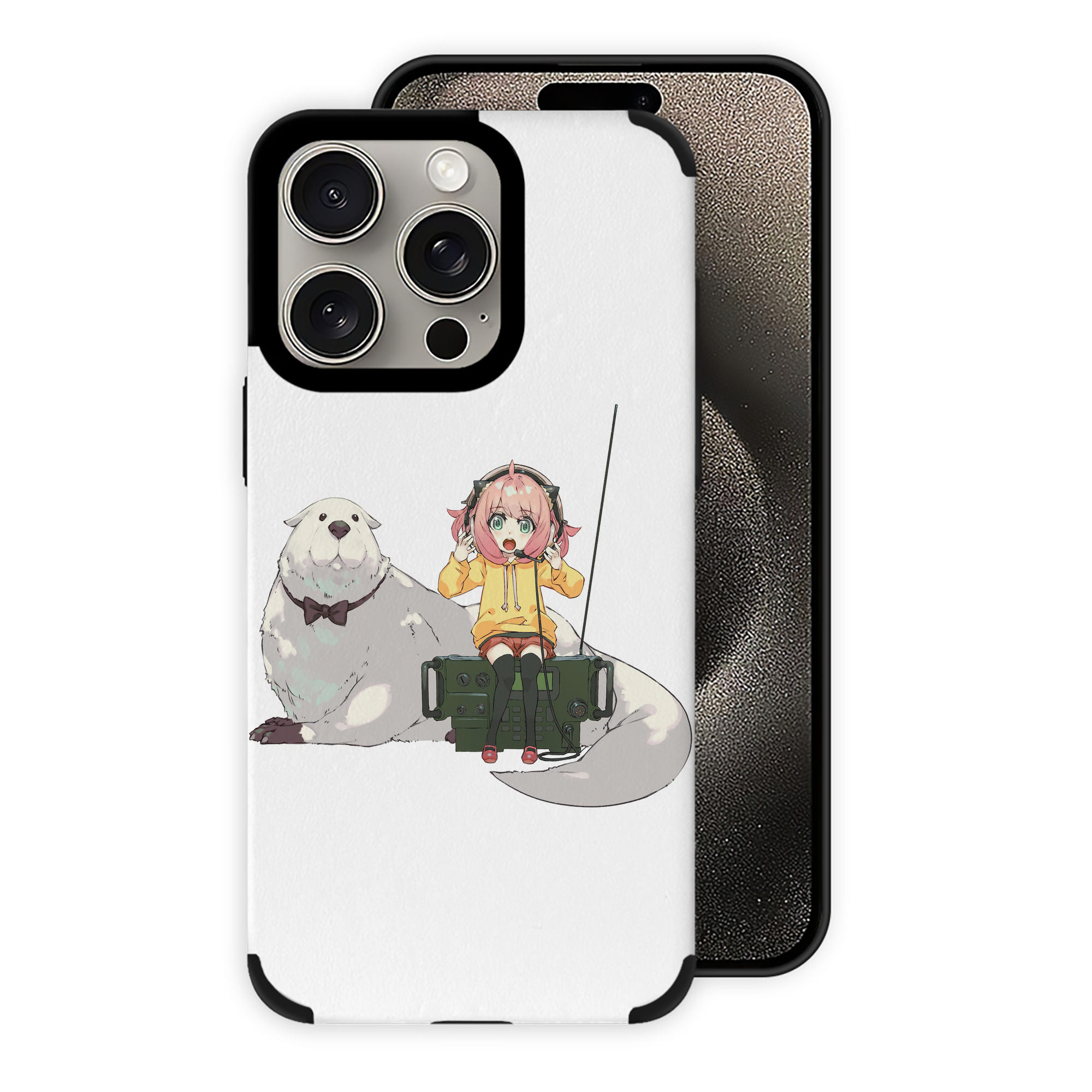 （画像用） SPY×FAMILY间谍家家酒 【iPhone15ProMax対応】 PUレザー スマホケース 耐衝撃＆黄変防止