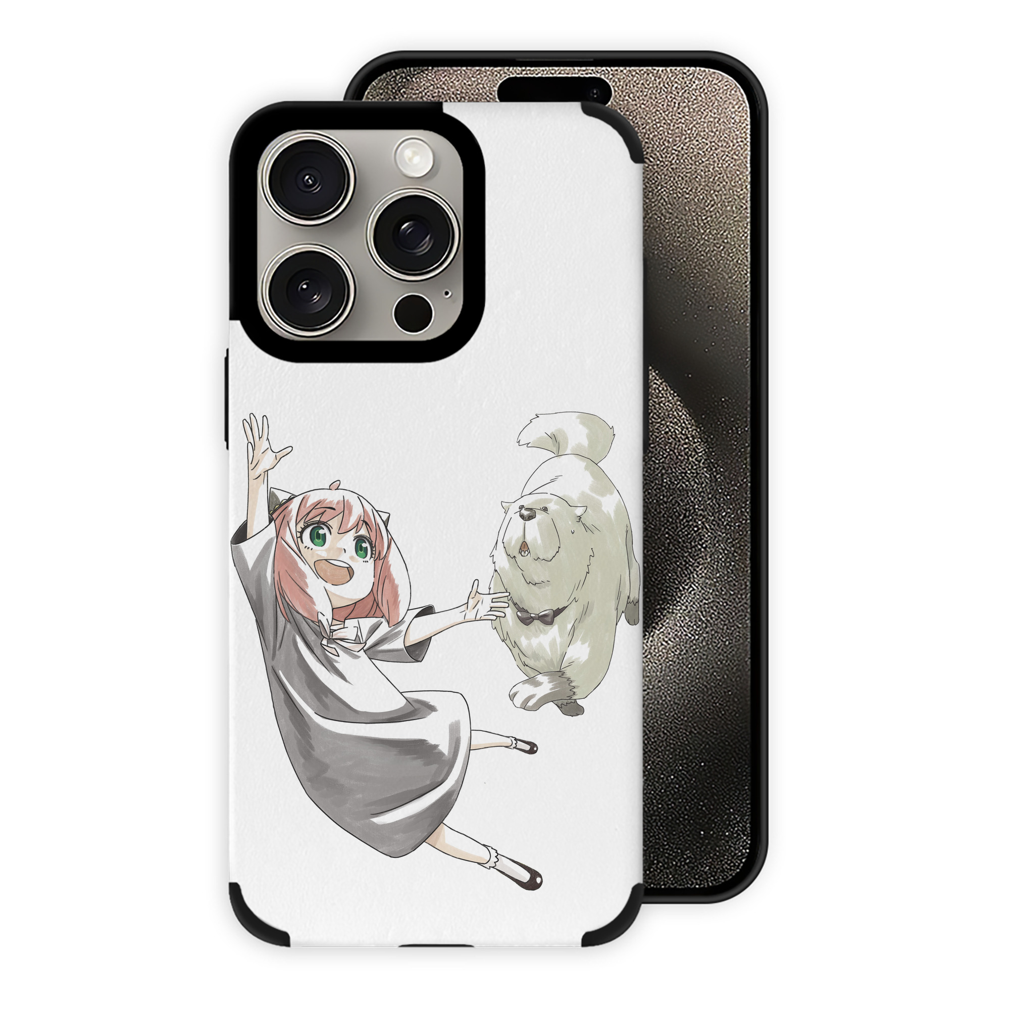 （画像用） SPY×FAMILY间谍家家酒 【iPhone15ProMax対応】 PUレザー スマホケース 耐衝撃＆黄変防止