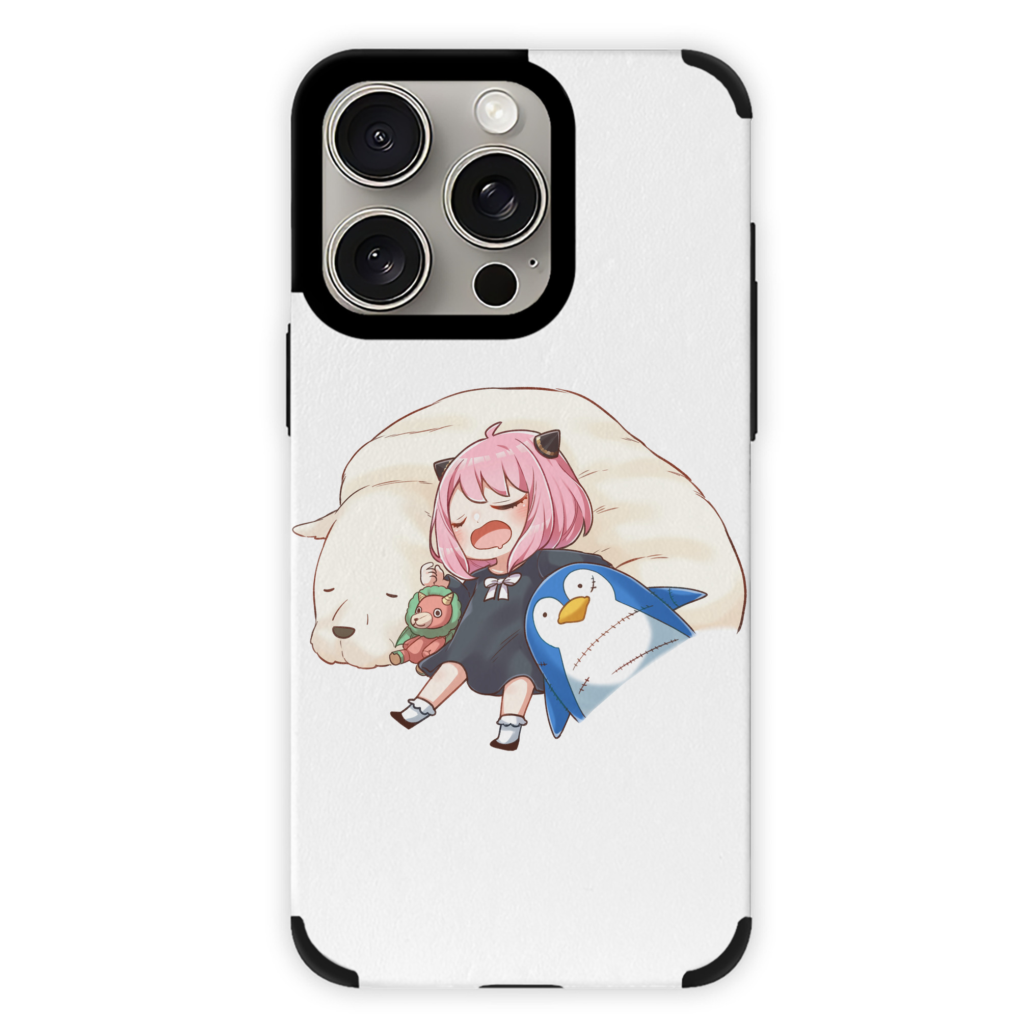 （画像用） SPY×FAMILY间谍家家酒 【iPhone15ProMax対応】 PUレザー スマホケース 耐衝撃＆黄変防止