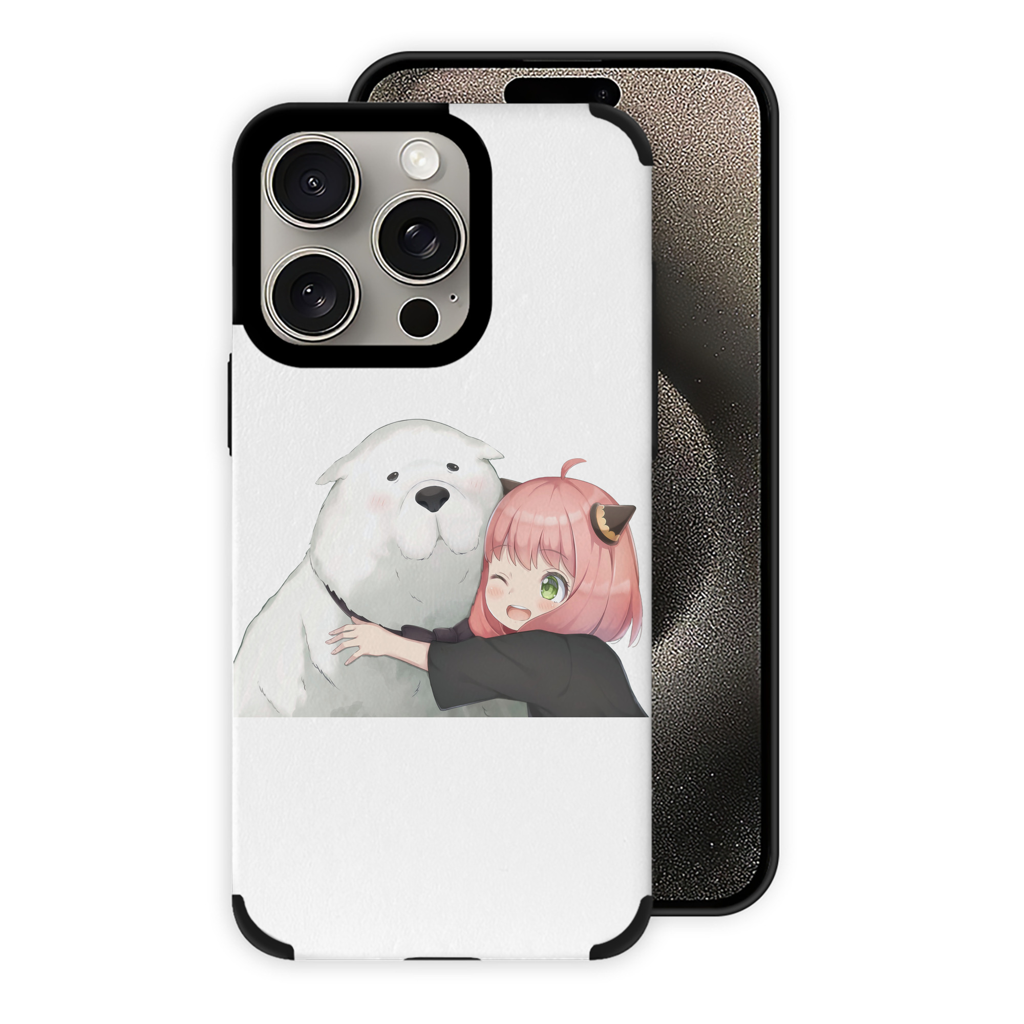 （画像用） SPY×FAMILY间谍家家酒 【iPhone15ProMax対応】 PUレザー スマホケース 耐衝撃＆黄変防止