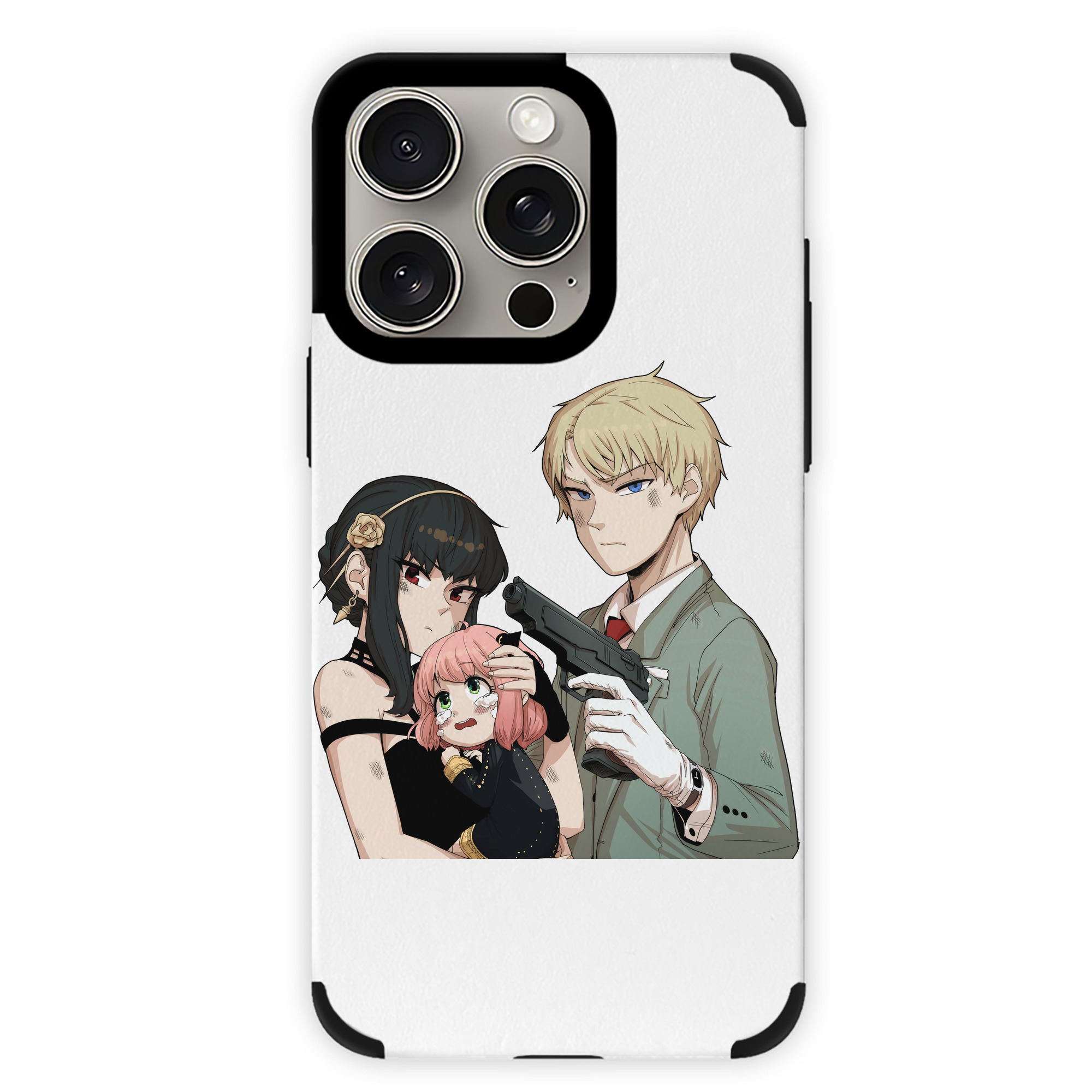 （画像用） SPY×FAMILY间谍家家酒 【iPhone15ProMax対応】 PUレザー スマホケース 耐衝撃＆黄変防止