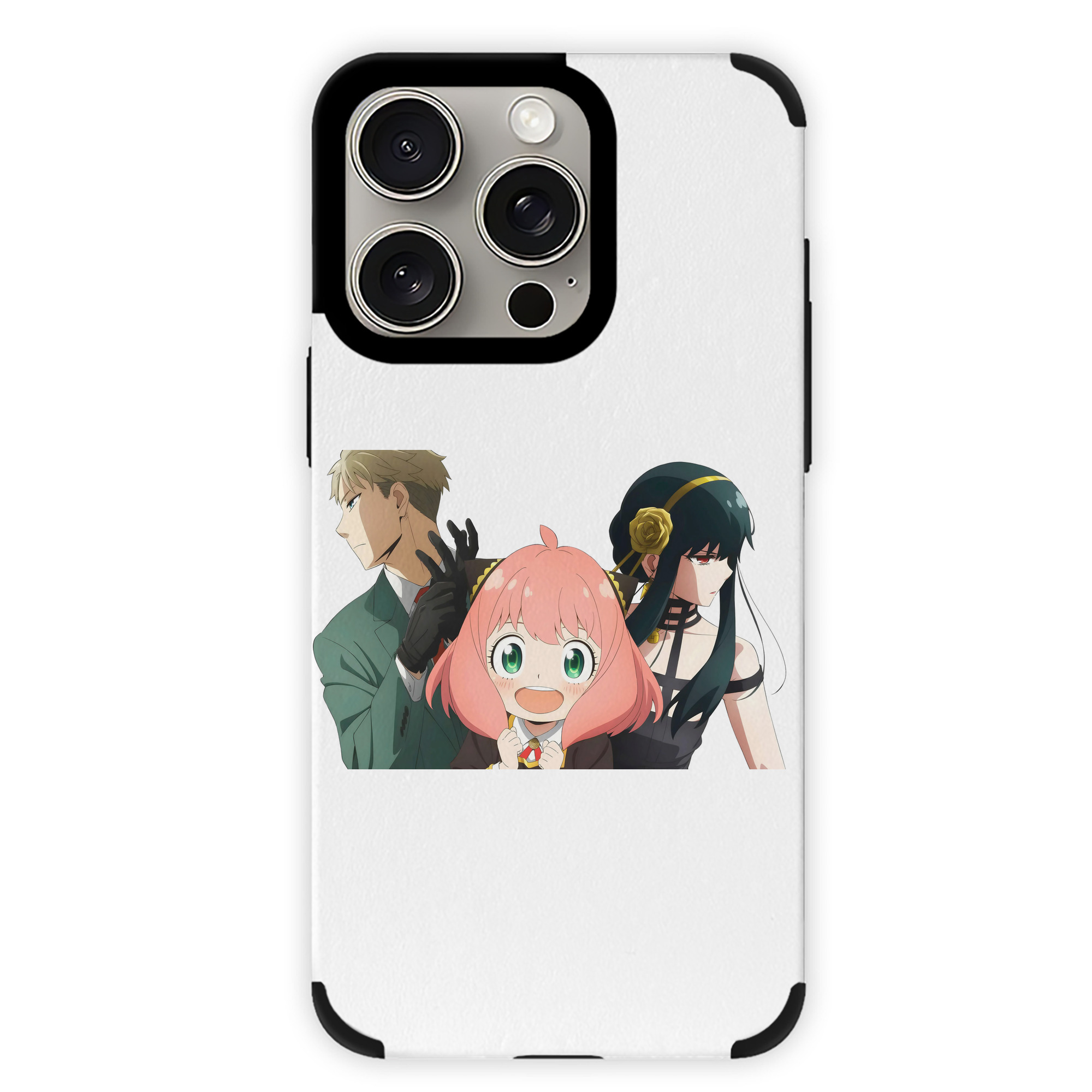 （画像用） SPY×FAMILY间谍家家酒 【iPhone15ProMax対応】 PUレザー スマホケース 耐衝撃＆黄変防止