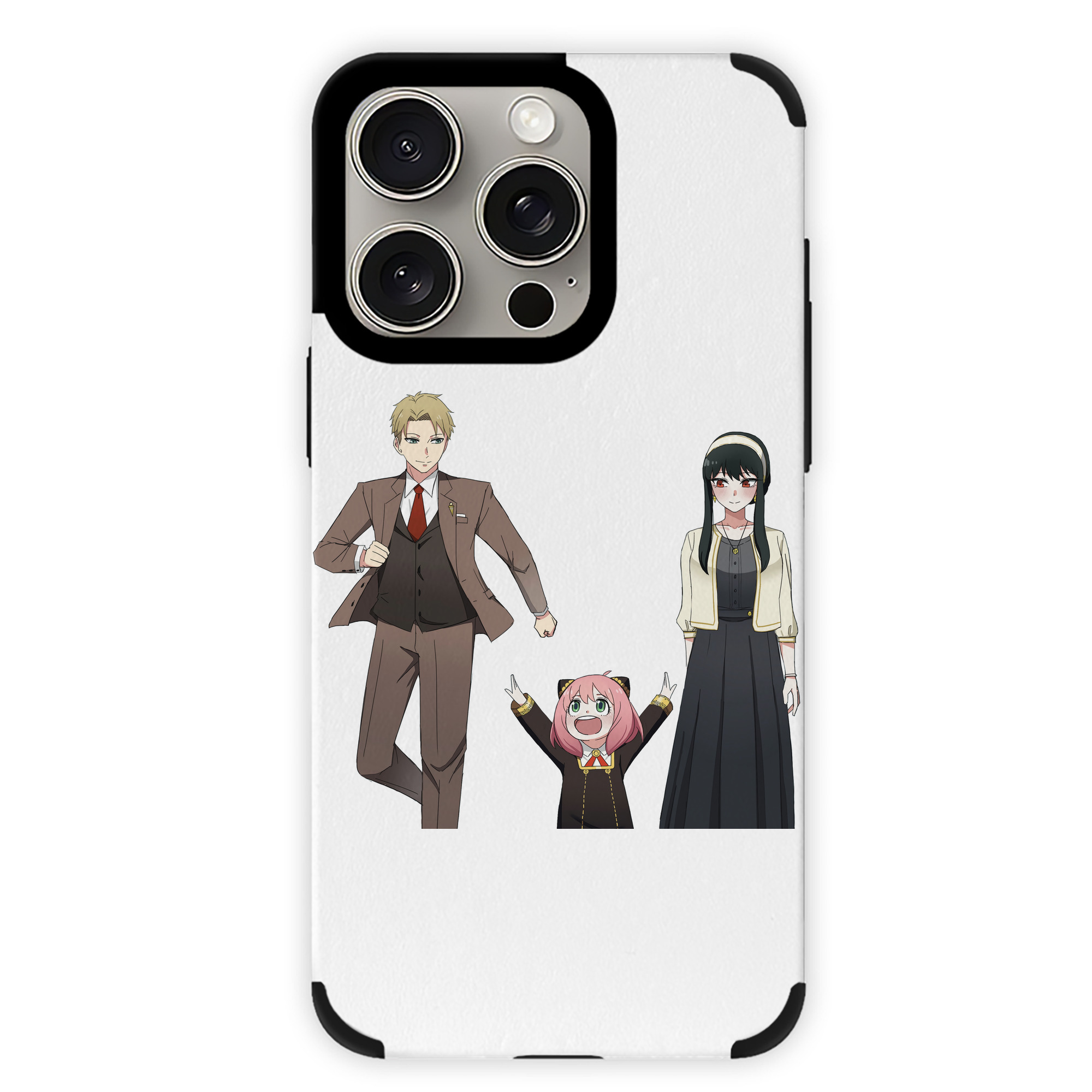（画像用） SPY×FAMILY间谍家家酒 【iPhone15ProMax対応】 PUレザー スマホケース 耐衝撃＆黄変防止